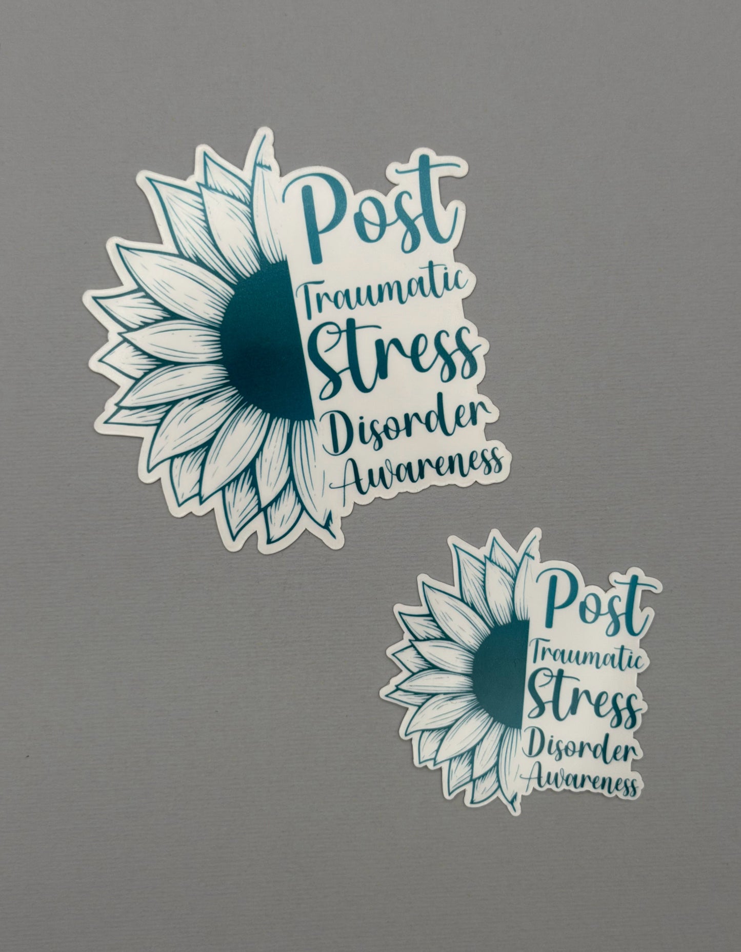 PTSD Awareness Sunflower Sticker or Magnet