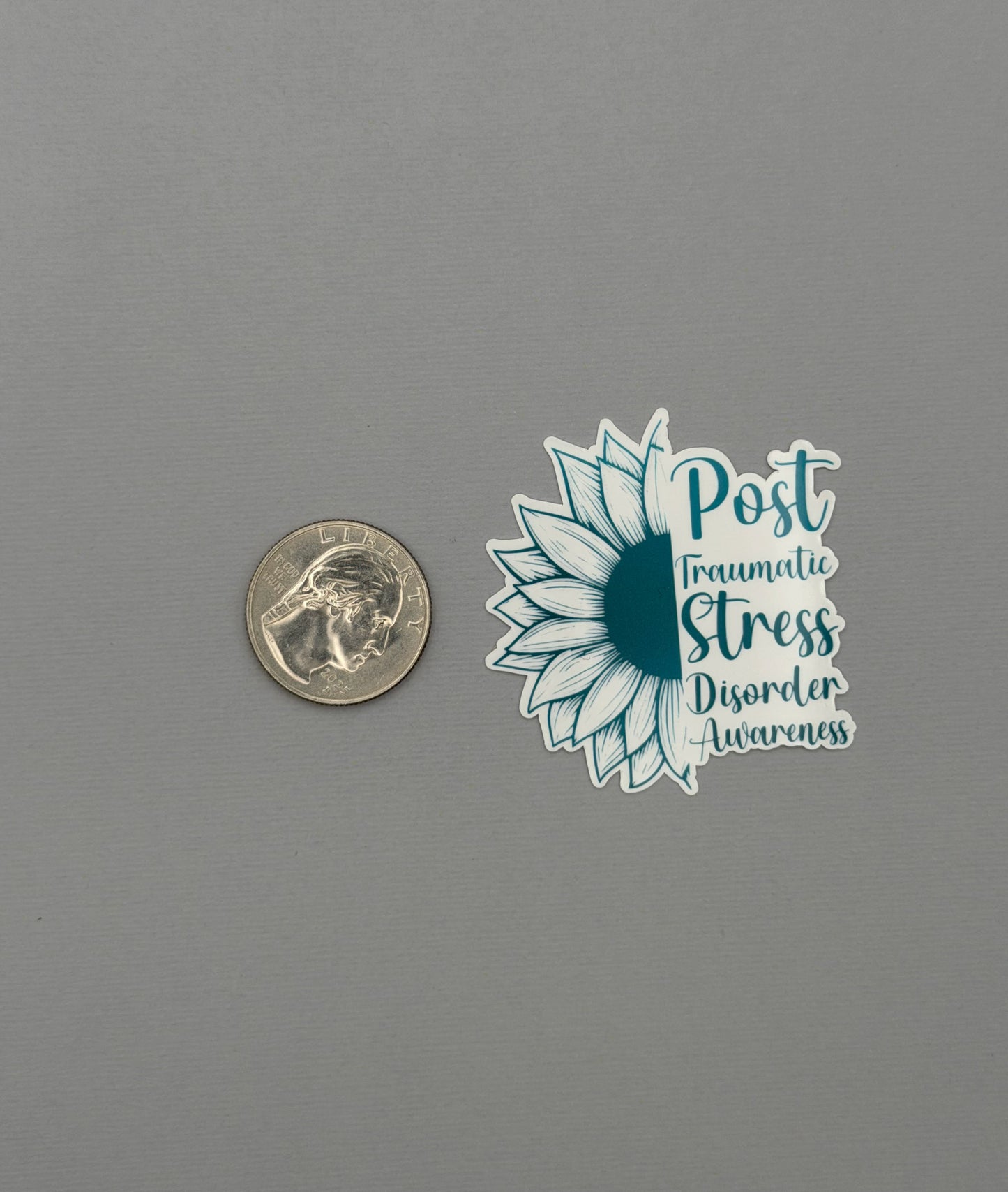 PTSD Awareness Sunflower Sticker or Magnet