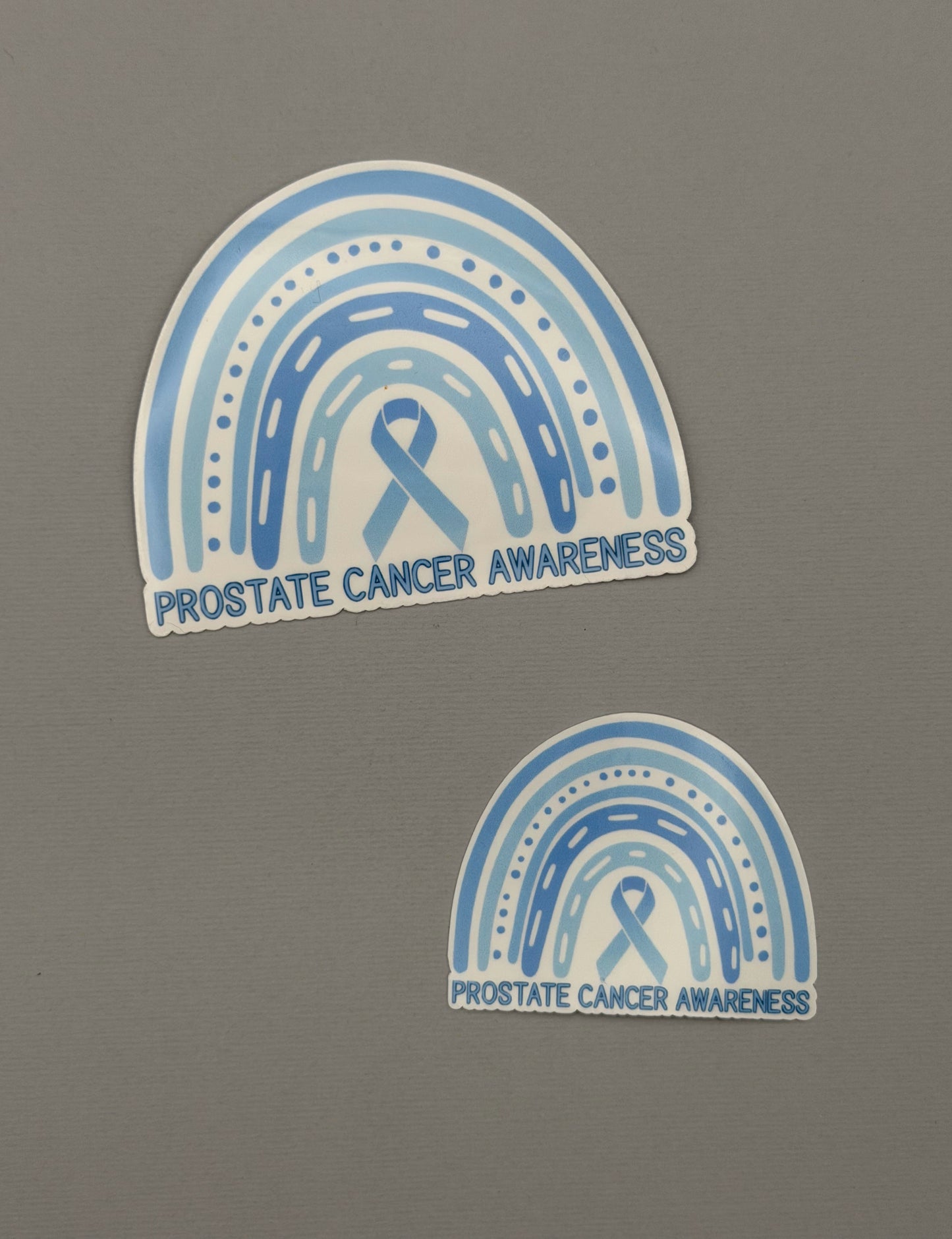 Prostate Cancer Awareness Rainbow Sticker or Magnet
