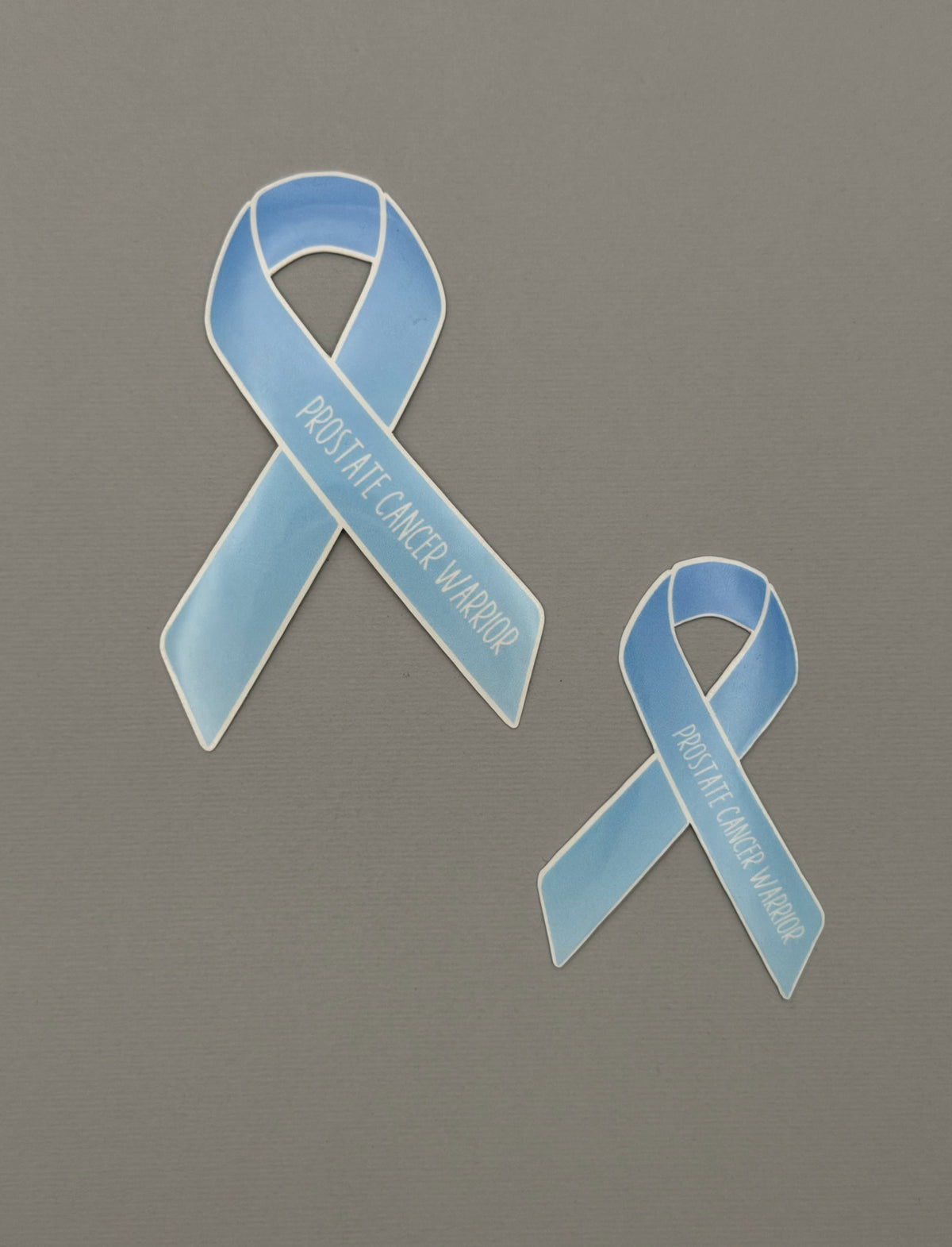 Prostate Cancer Warrior Ribbon Sticker or Magnet