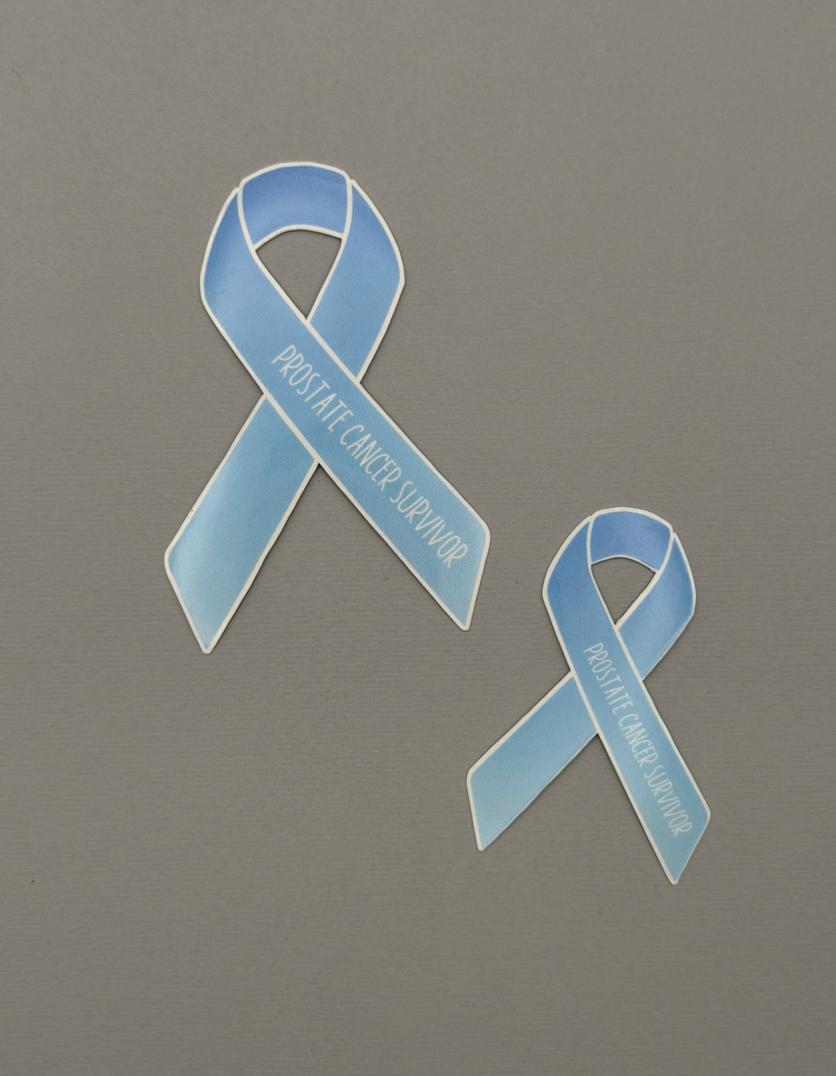 Prostate Cancer Survivor Ribbon Sticker or Magnet