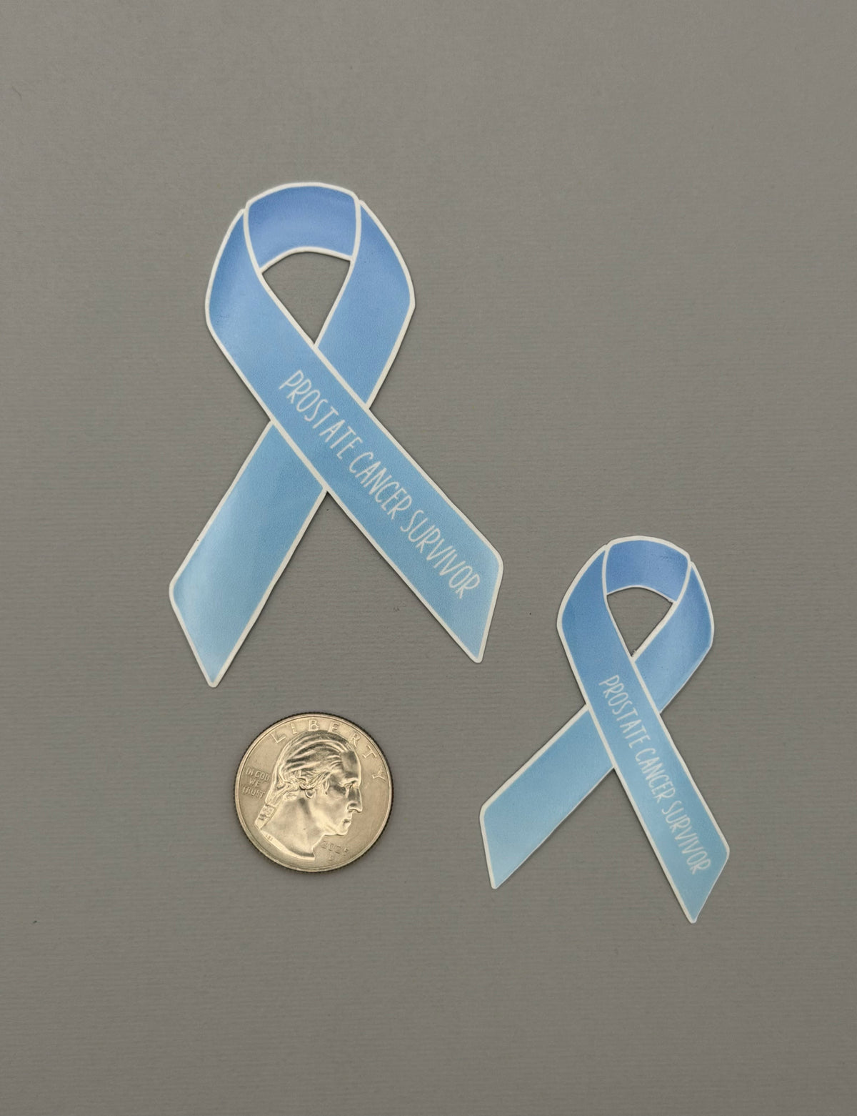 Prostate Cancer Survivor Ribbon Sticker or Magnet