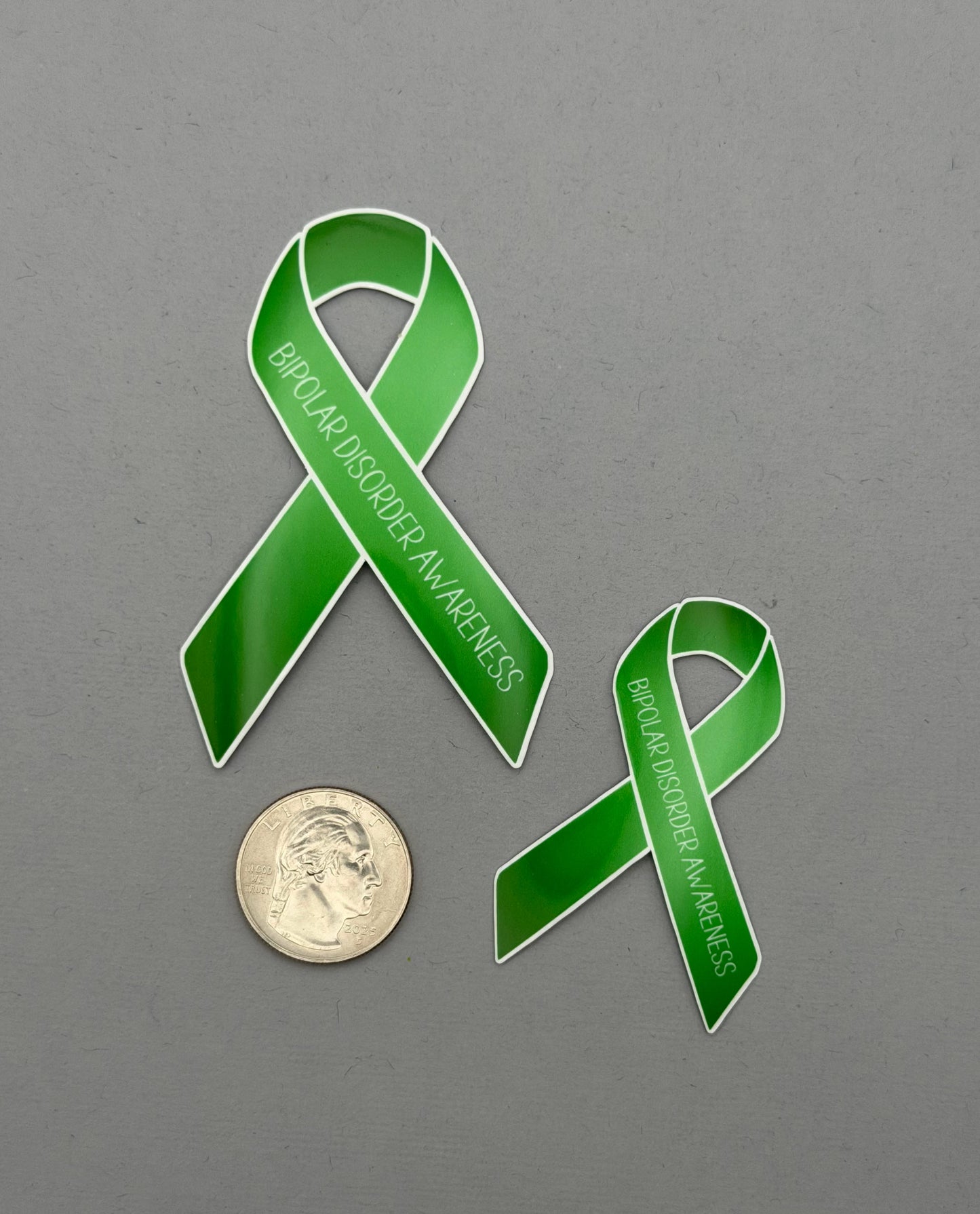 Bipolar Disorder Awareness Ribbon Sticker