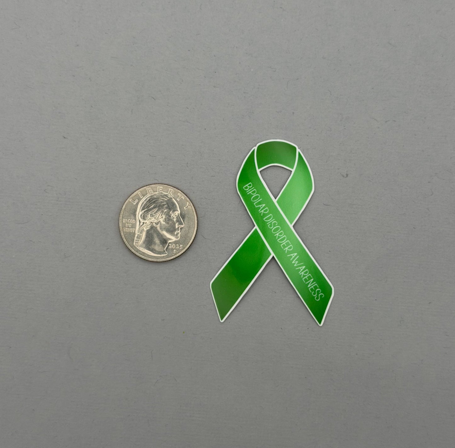 Bipolar Disorder Awareness Ribbon Sticker
