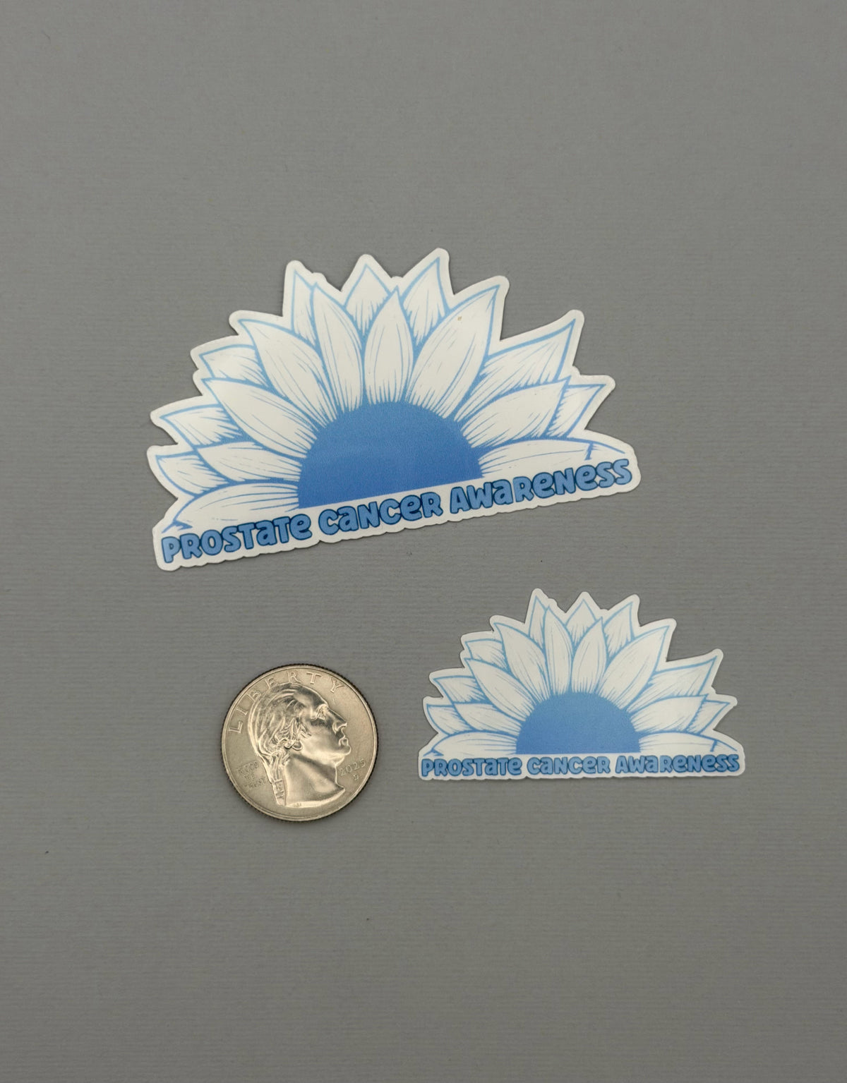 Prostate Cancer Awareness Sunflower Sticker or Magnet