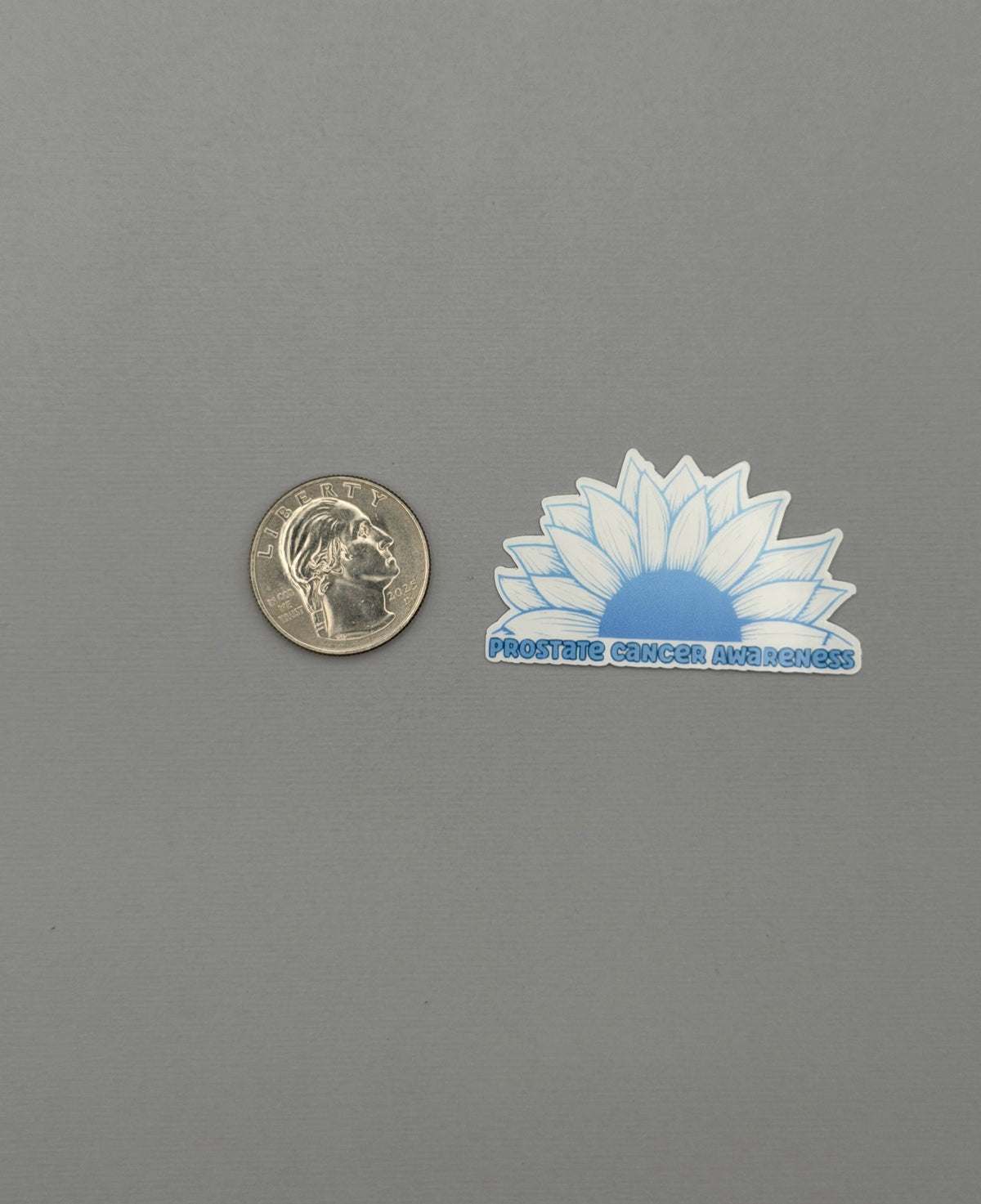 Prostate Cancer Awareness Sunflower Sticker or Magnet