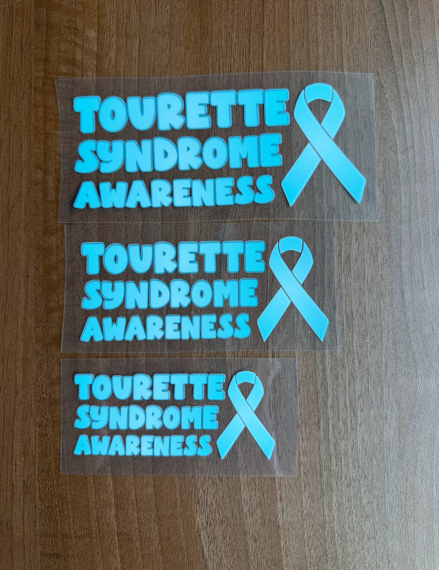 Tourette Syndrome Awareness with Ribbon Car Decal