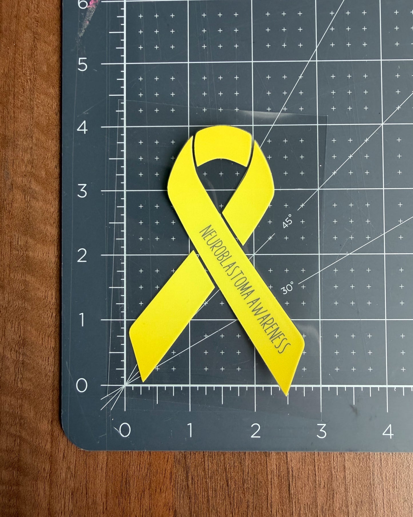 Neuroblastoma Awareness Ribbon Car Decal