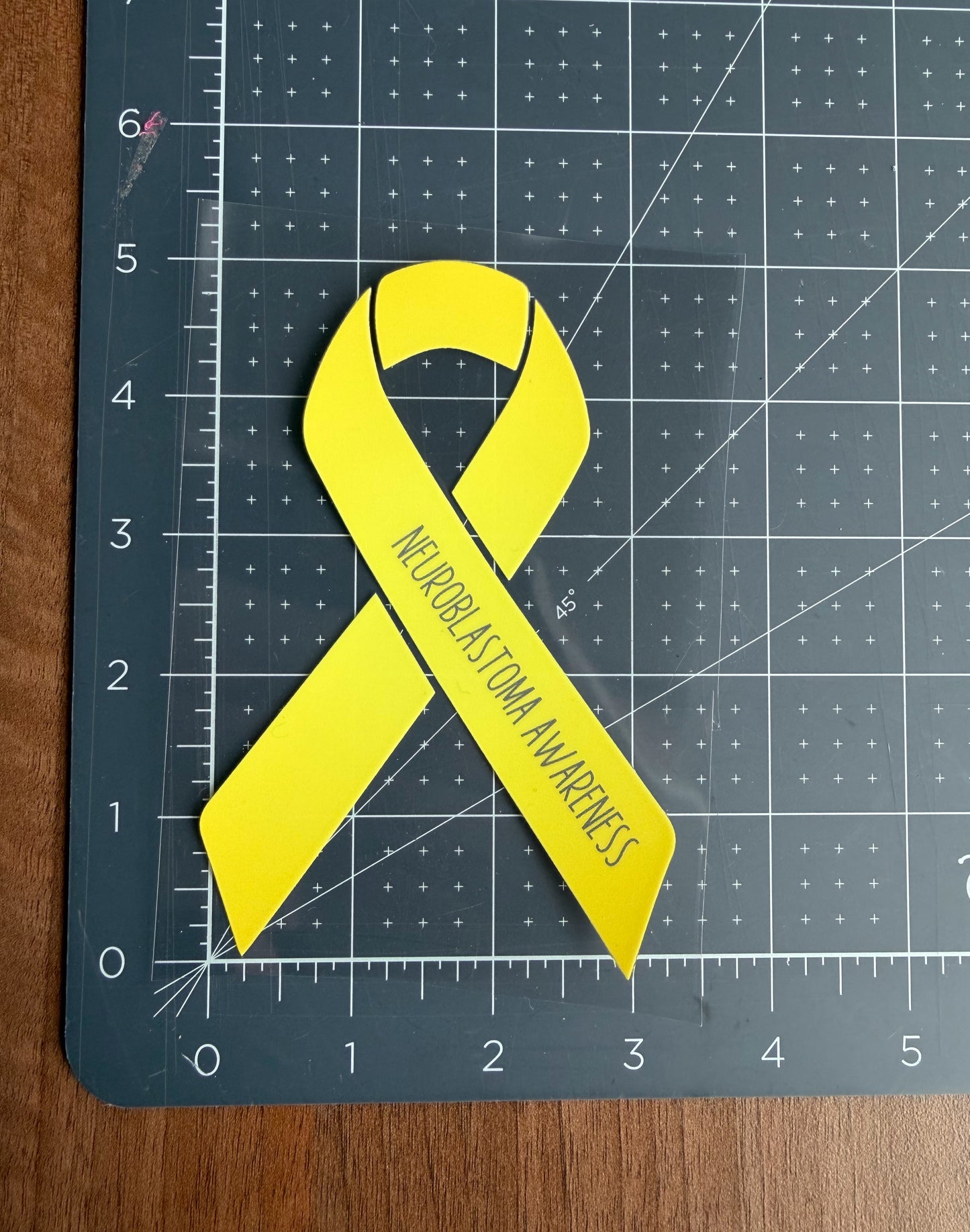 Neuroblastoma Awareness Ribbon Car Decal