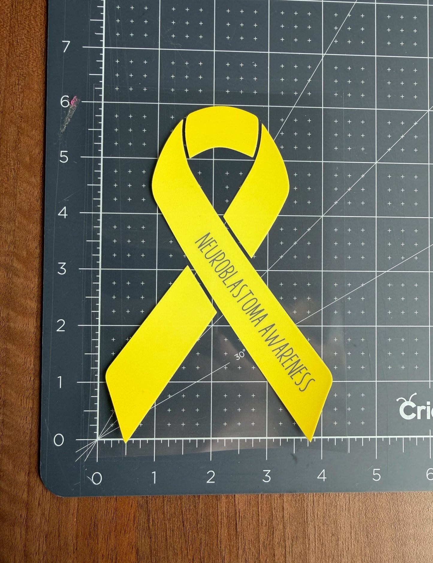 Neuroblastoma Awareness Ribbon Car Decal