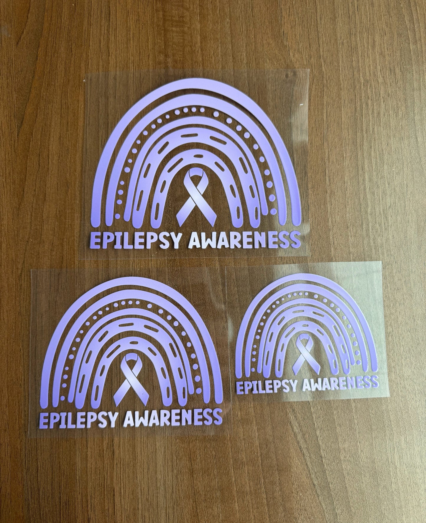 Epilepsy Awareness Rainbow Car Decal