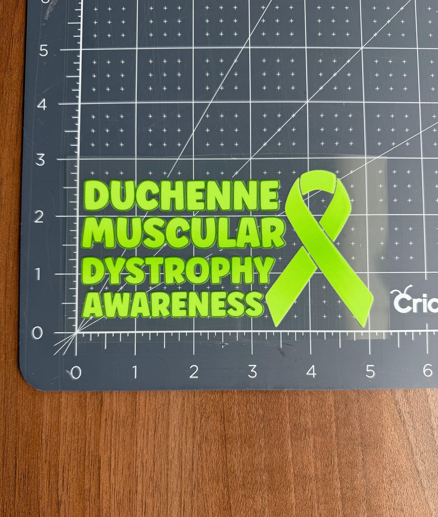 Duchenne Muscular Dystrophy Awareness Car Decal