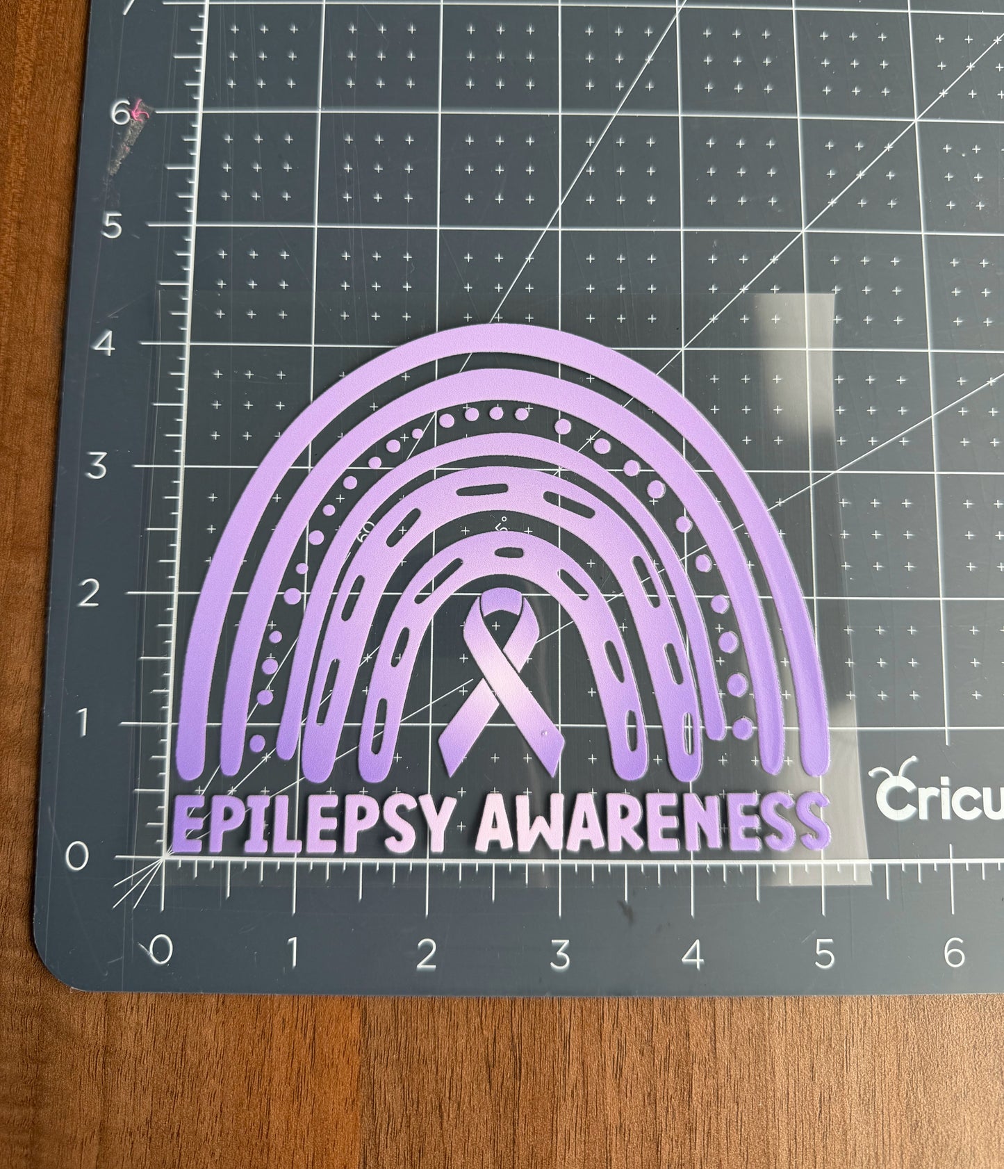 Epilepsy Awareness Rainbow Car Decal