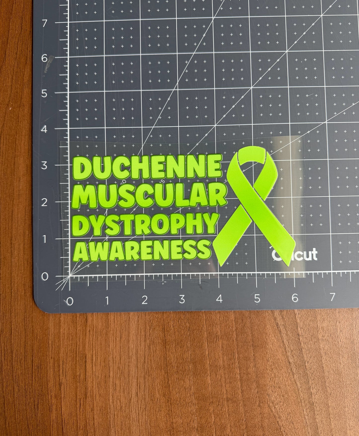 Duchenne Muscular Dystrophy Awareness Car Decal