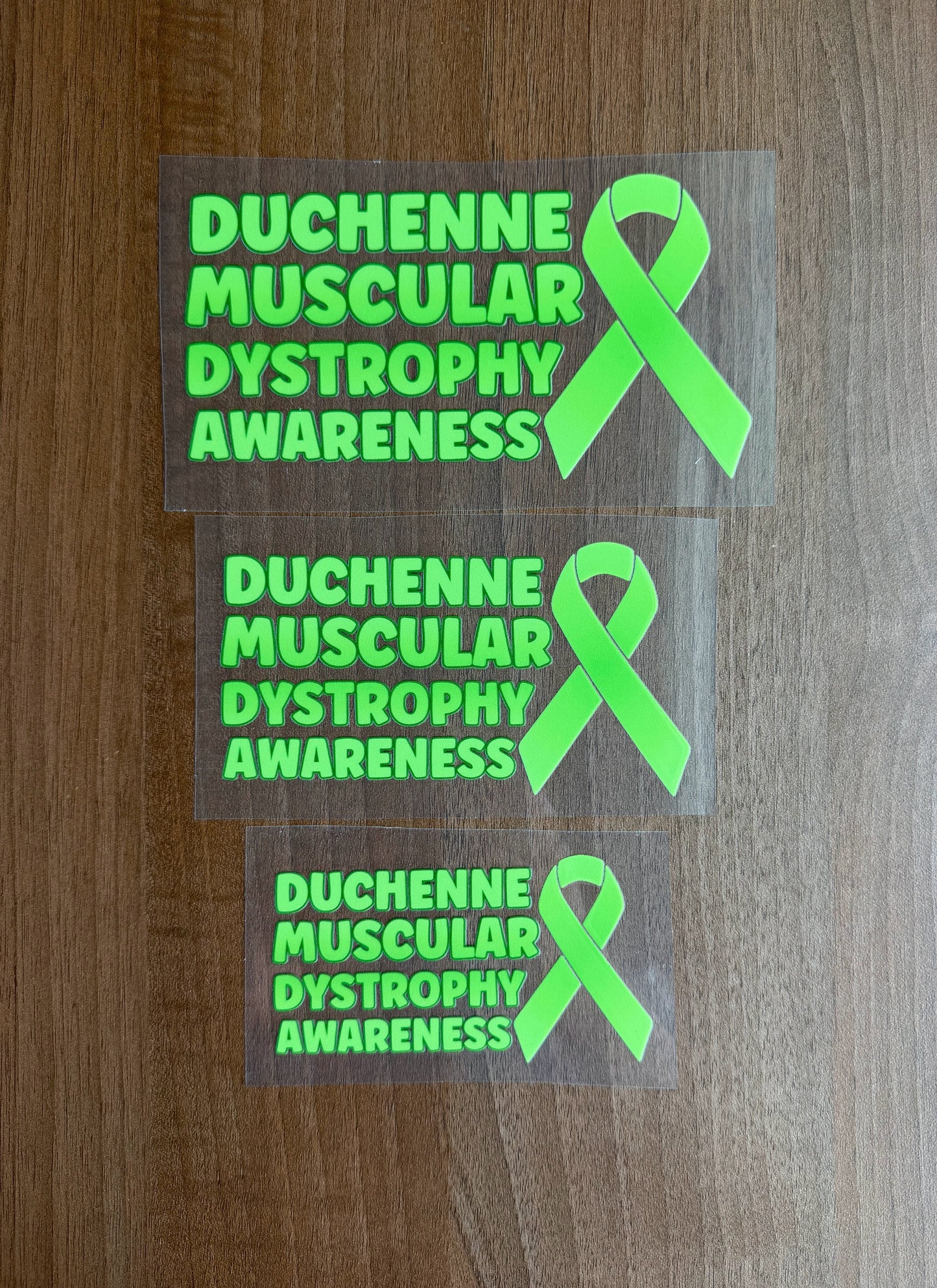 Duchenne Muscular Dystrophy Awareness Car Decal