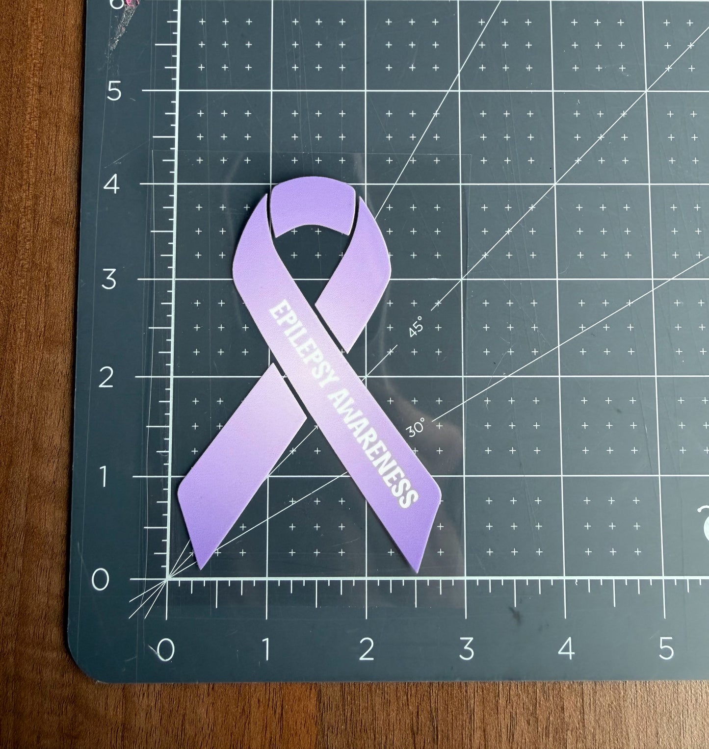 Epilepsy Awareness Ribbon Car Decal