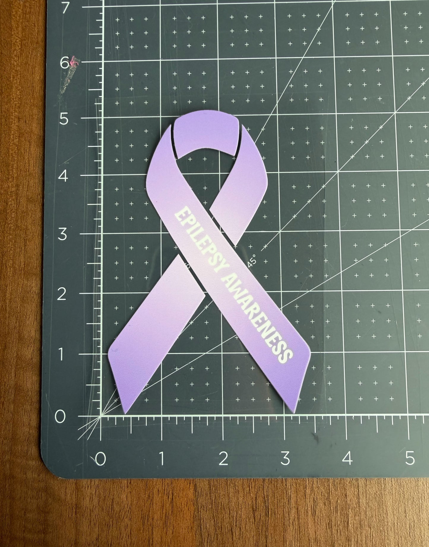 Epilepsy Awareness Ribbon Car Decal