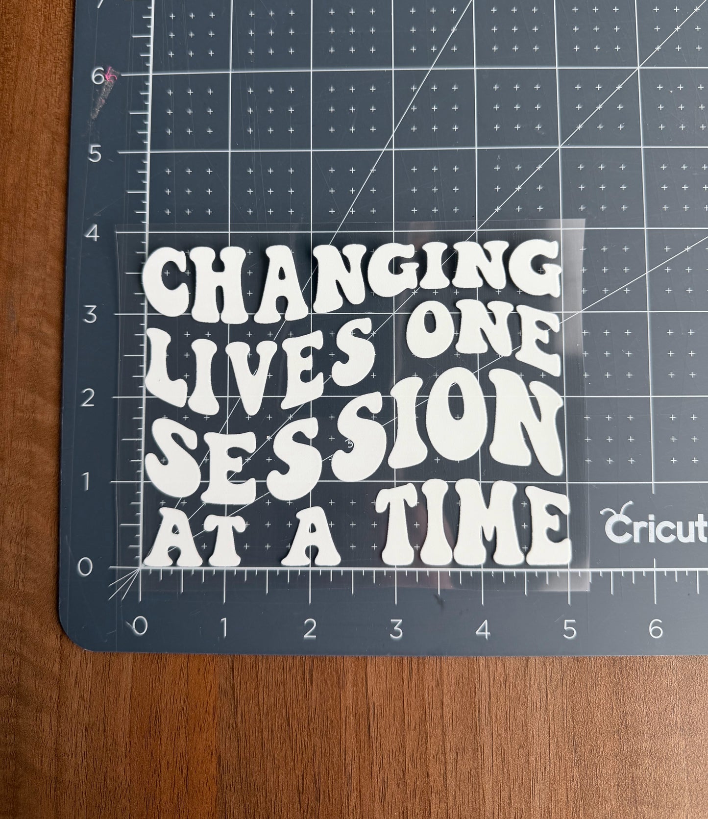 Changing Lives One Session at a Time Car Decal