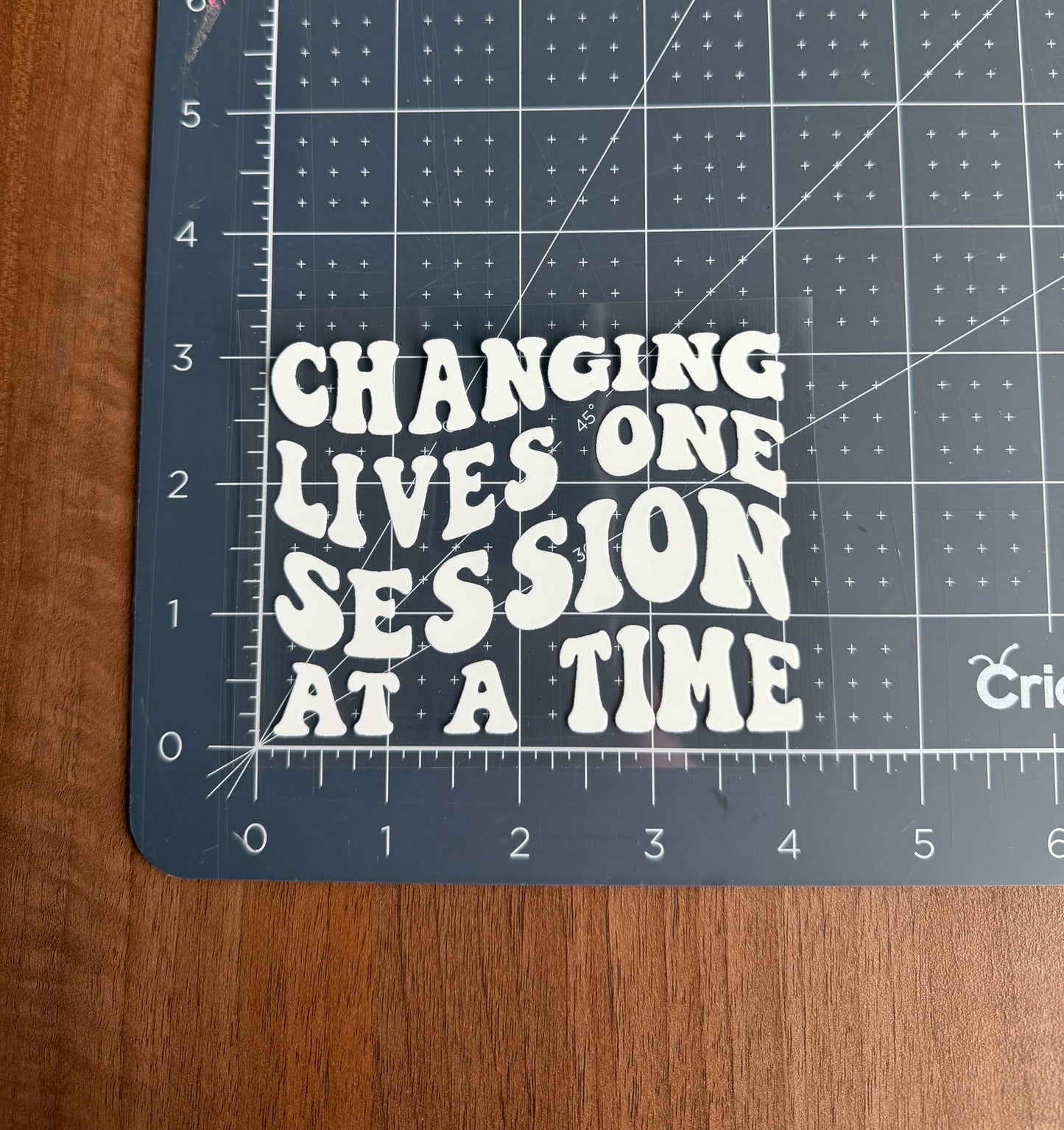 Changing Lives One Session at a Time Car Decal