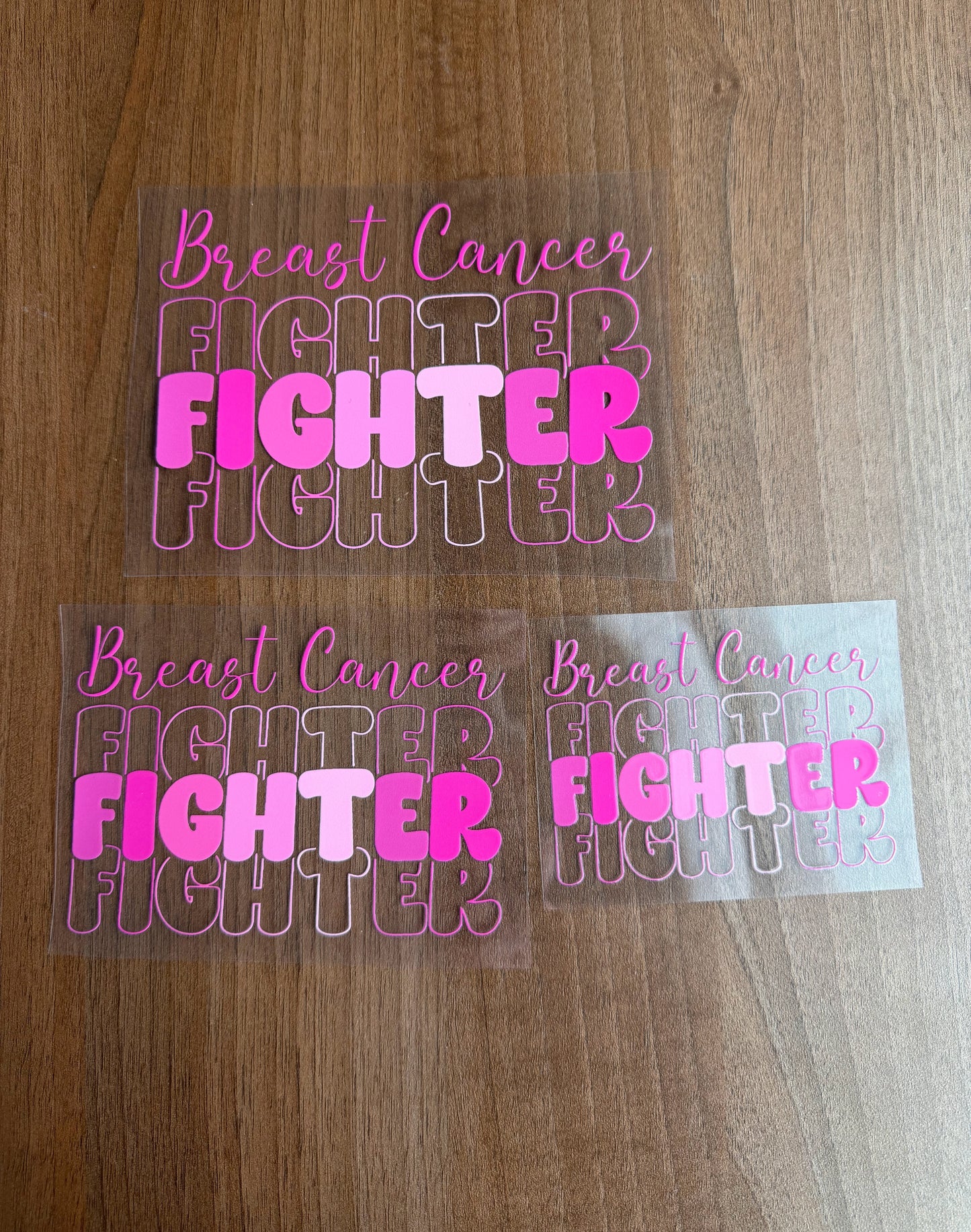 Breast Cancer Fighter Car Decal