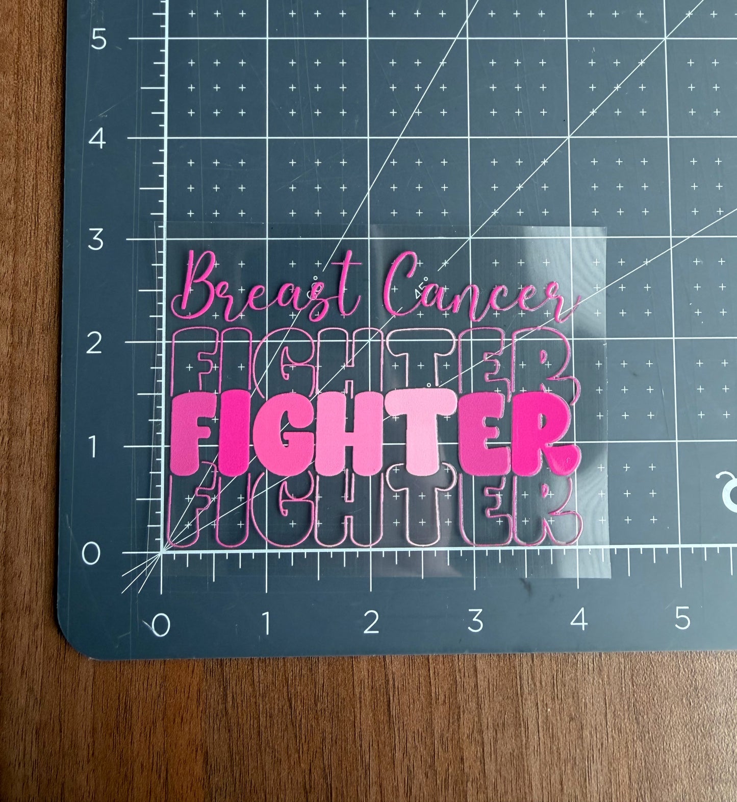 Breast Cancer Fighter Car Decal