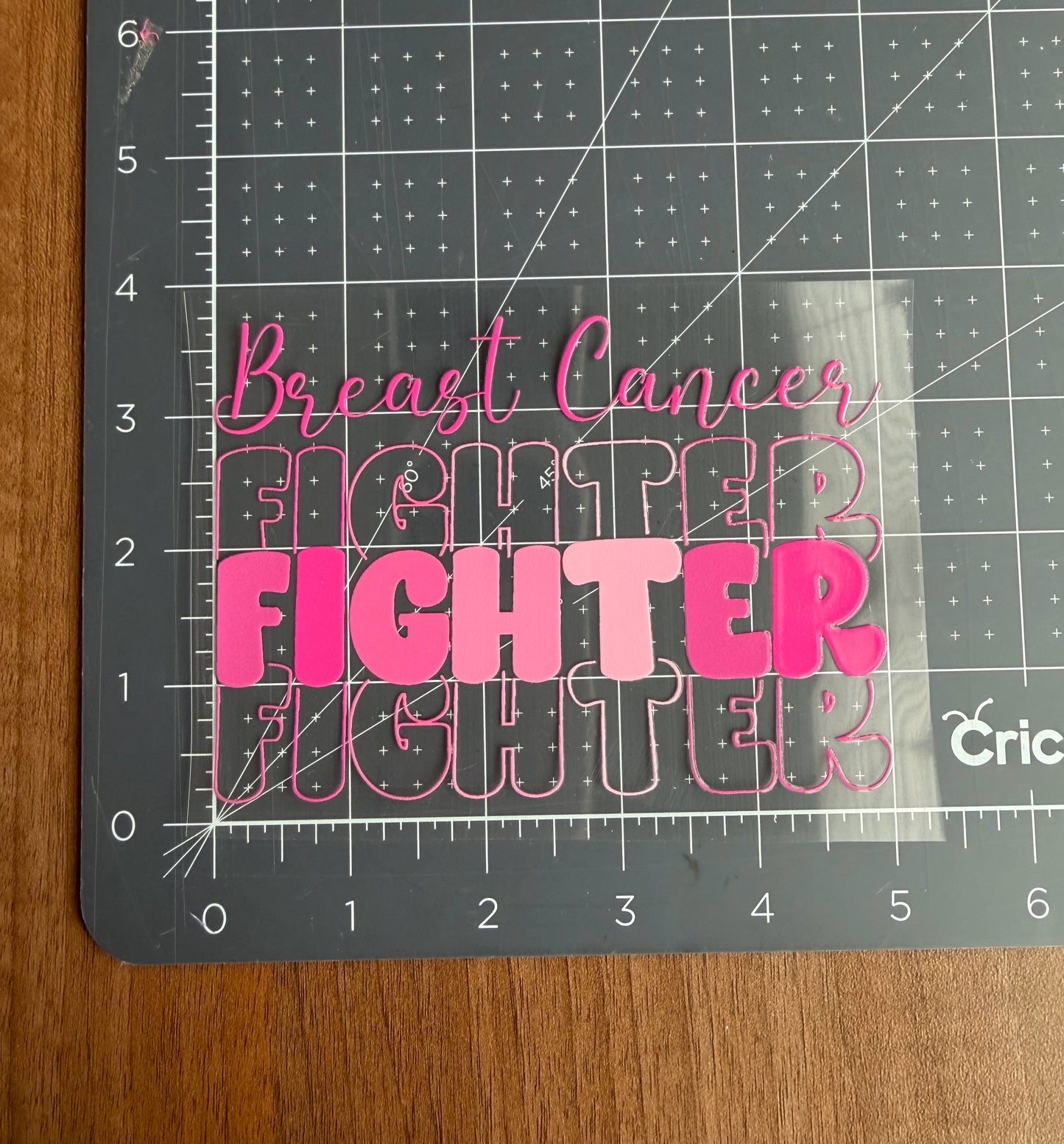 Breast Cancer Fighter Car Decal