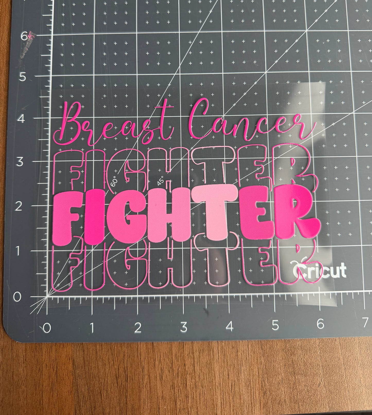 Breast Cancer Fighter Car Decal
