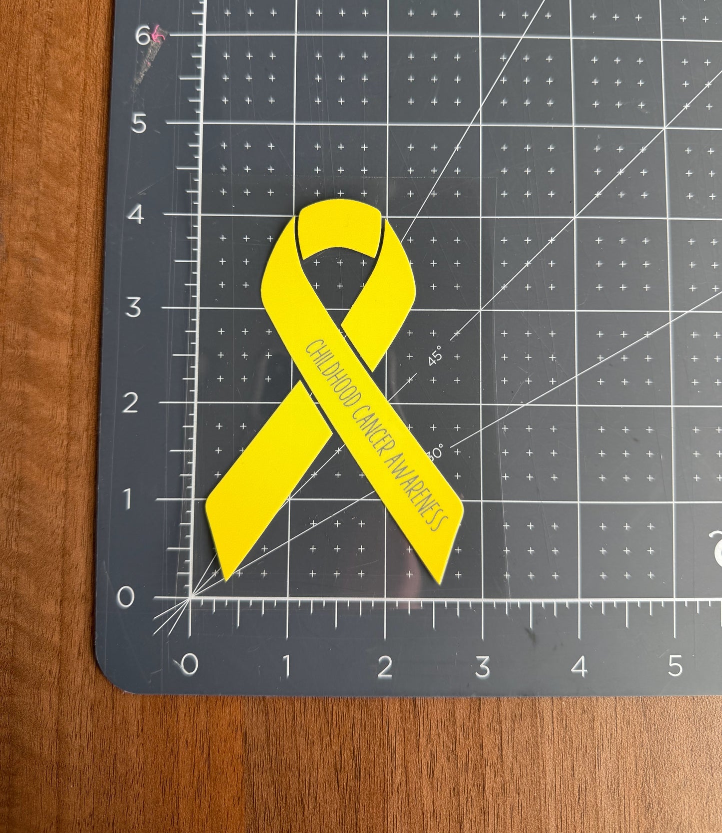 Childhood Cancer Awareness Ribbon Car Decal