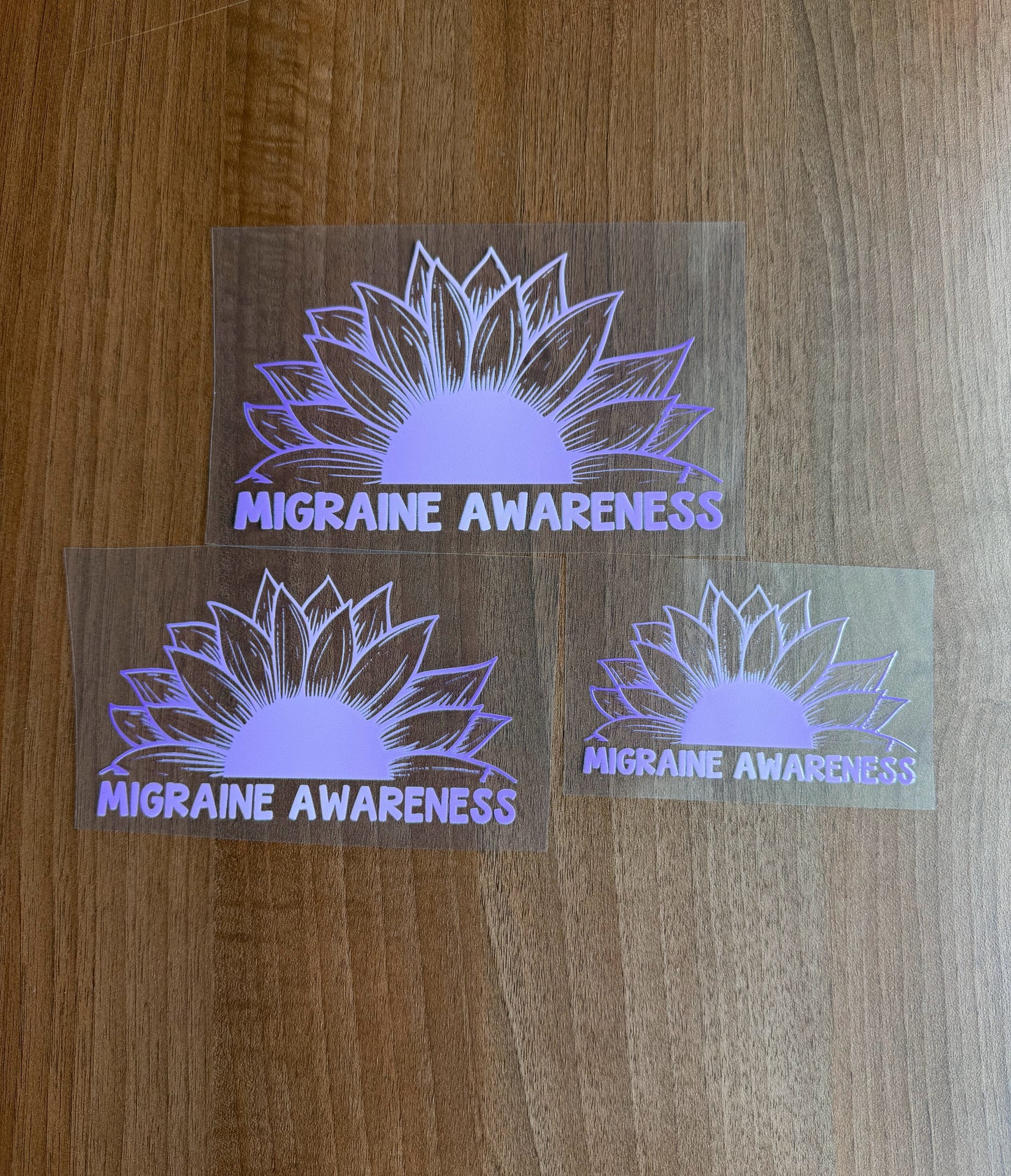 Migraine Awareness Car Decal