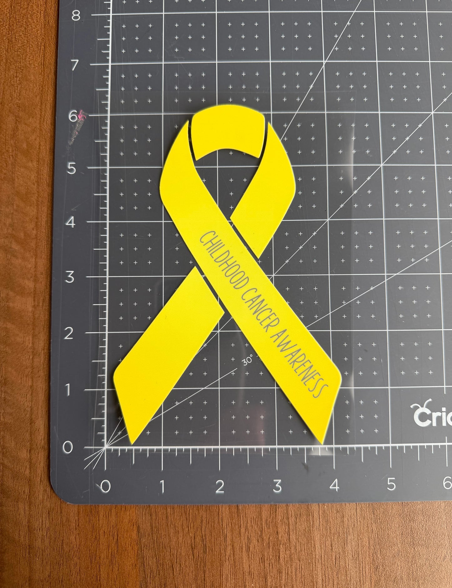 Childhood Cancer Awareness Ribbon Car Decal