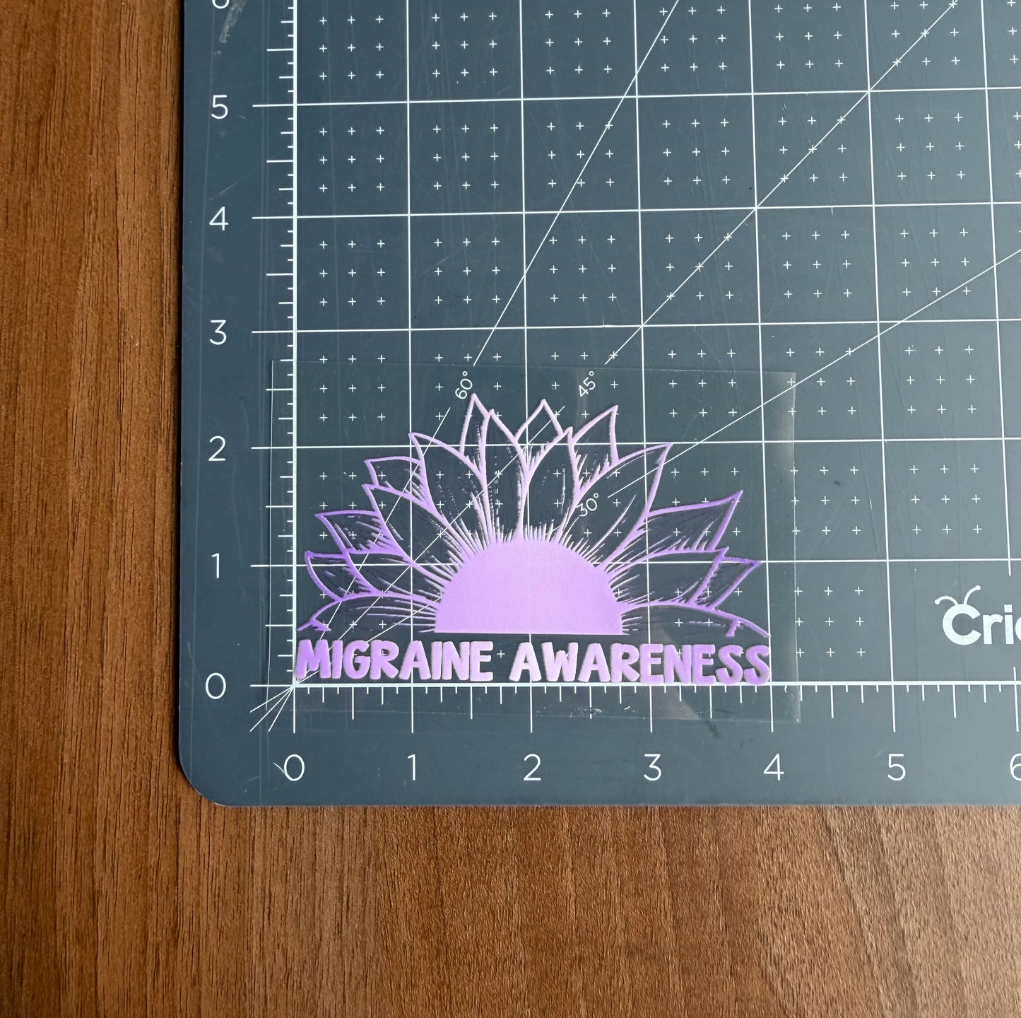Migraine Awareness Car Decal