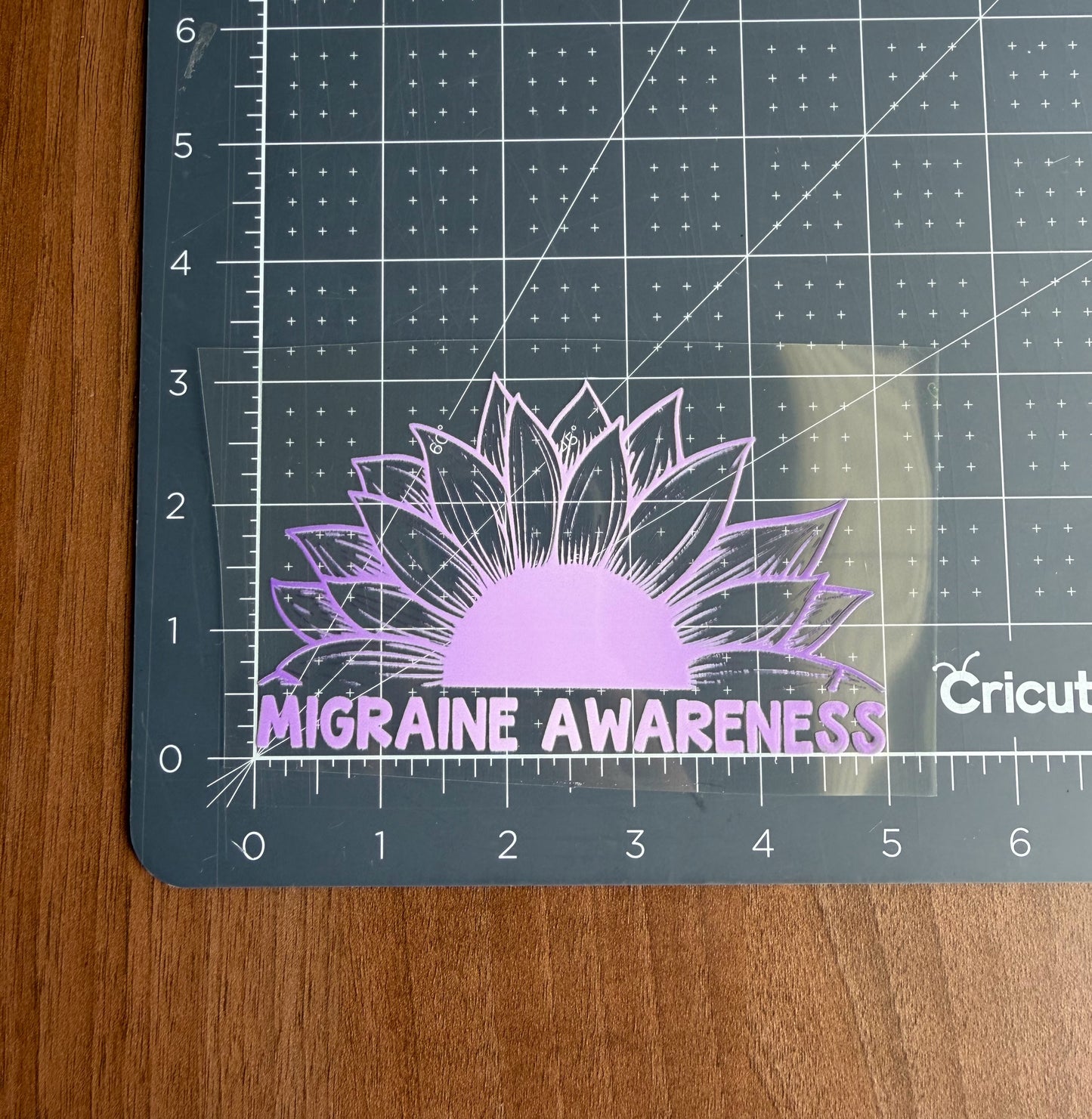Migraine Awareness Car Decal