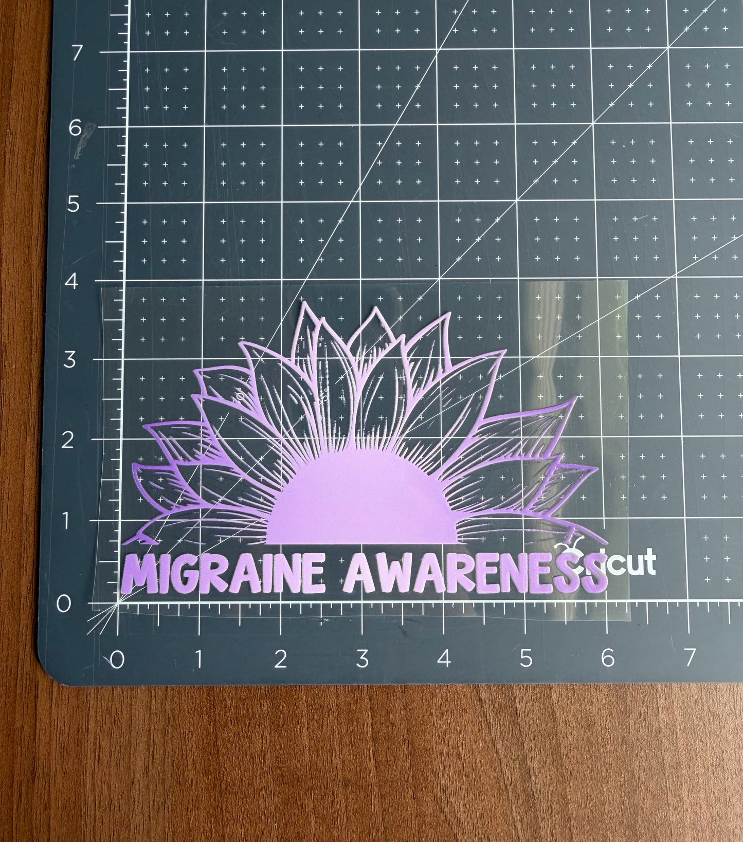 Migraine Awareness Car Decal