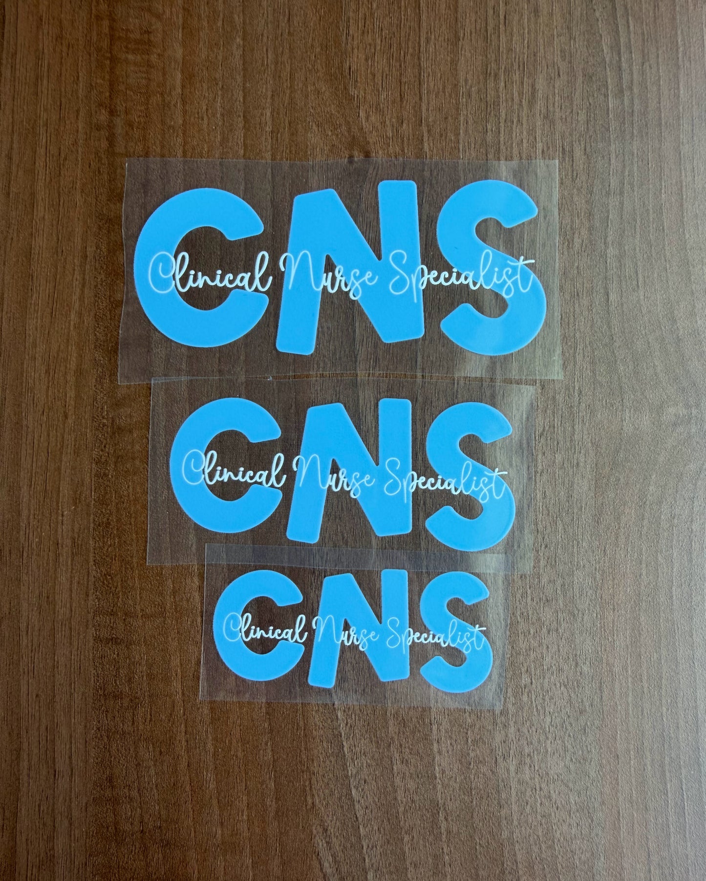 Clinical Nurse Specialist CNS Car Decal