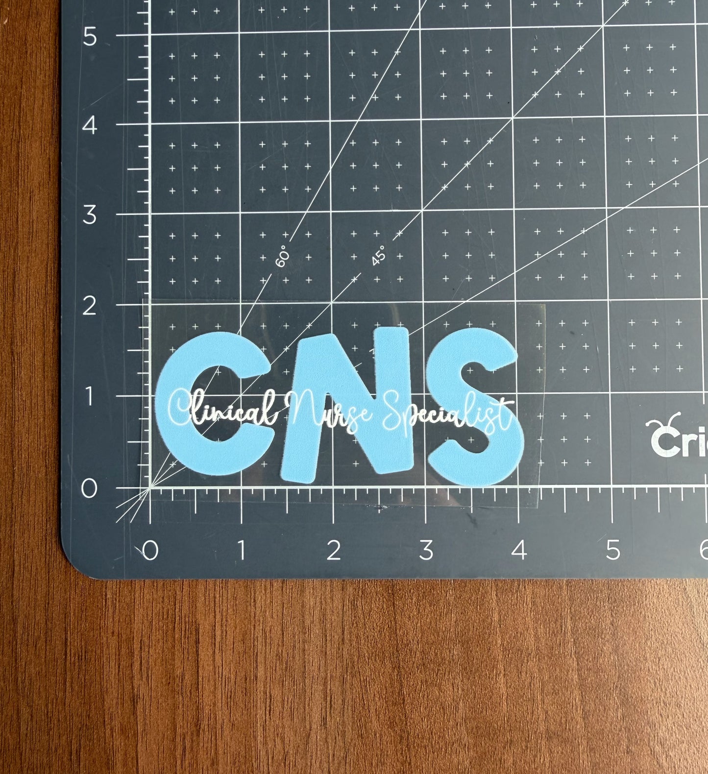 Clinical Nurse Specialist CNS Car Decal