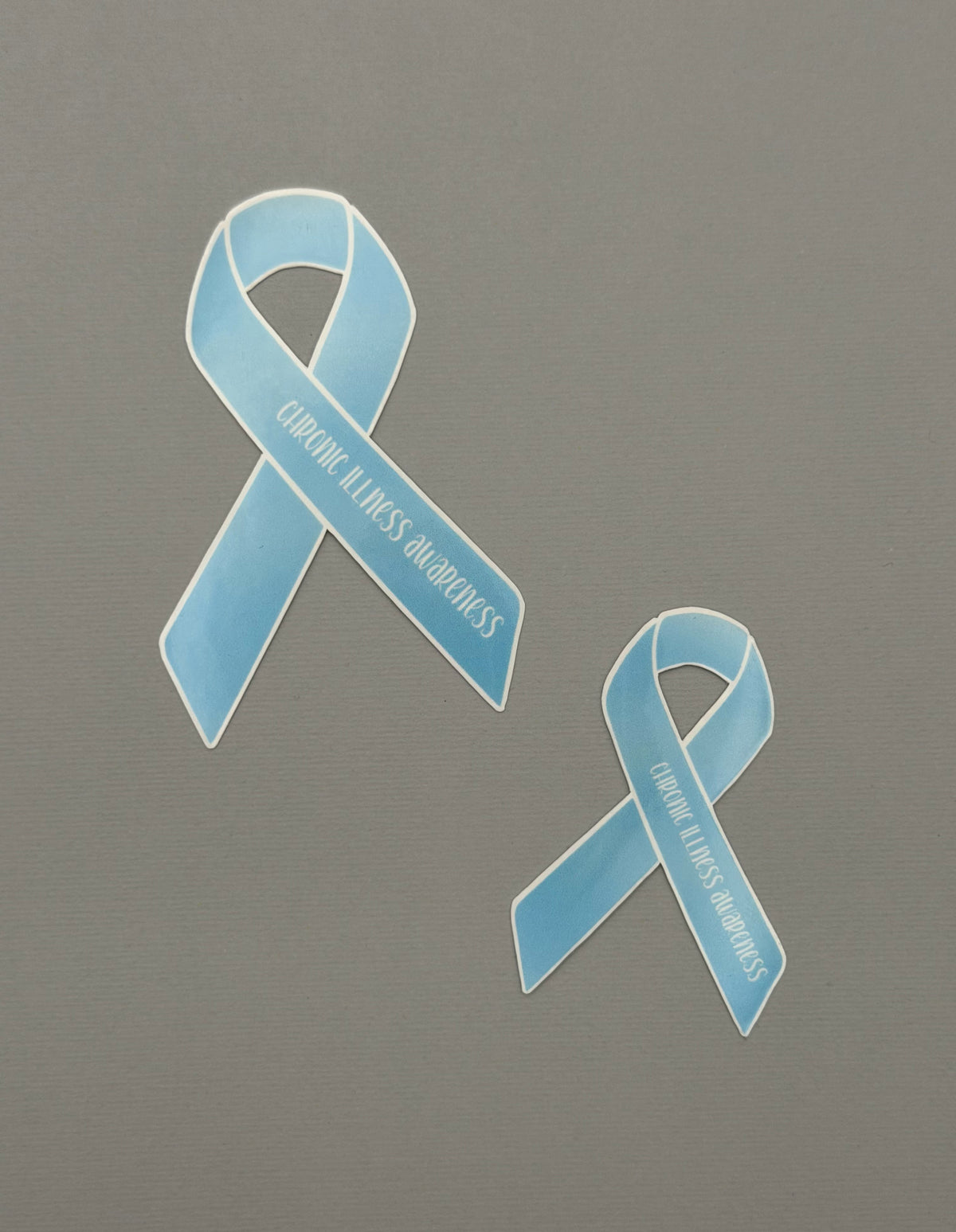 Chronic Illness Awareness Ribbon Sticker or Magnet