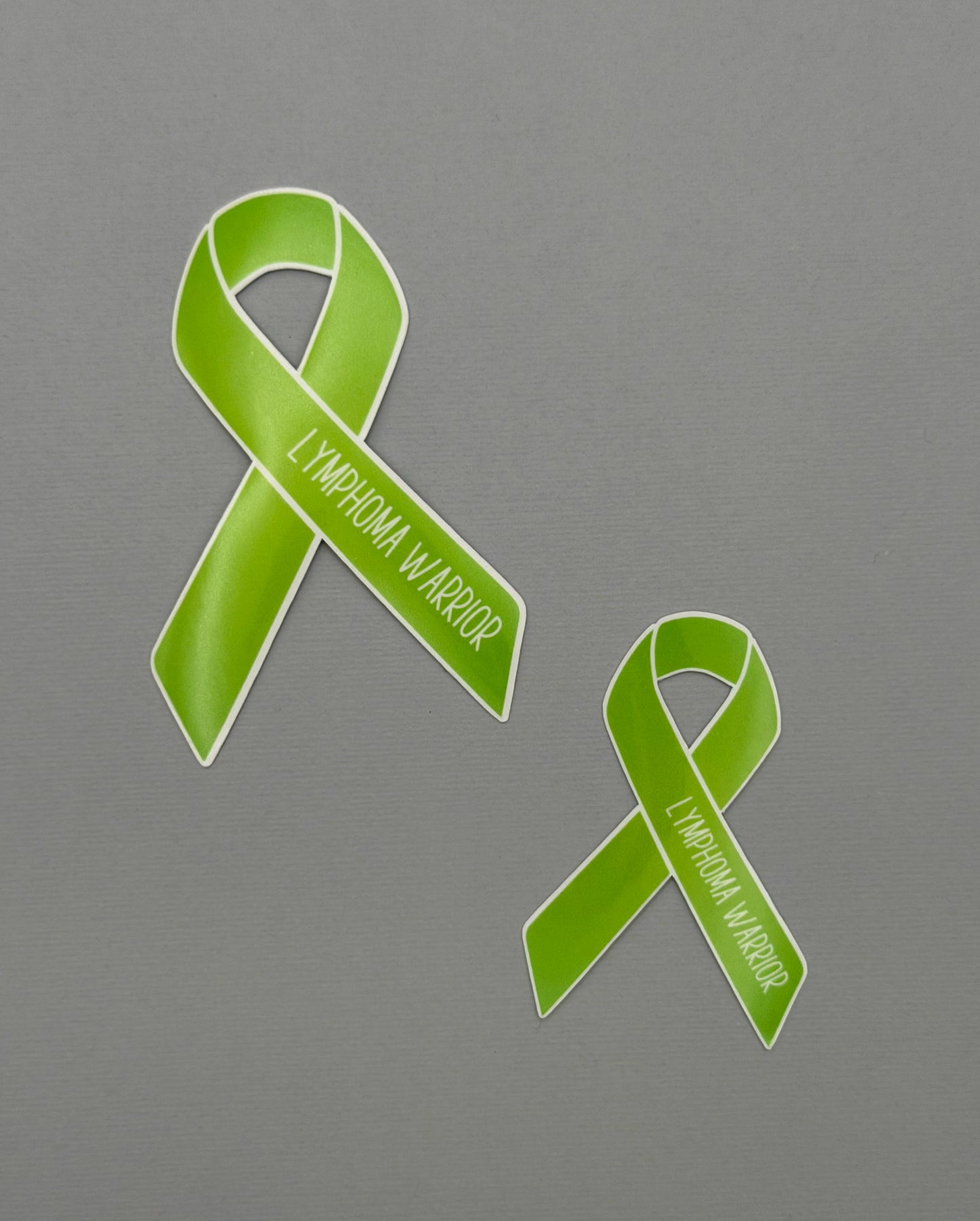 Lymphoma Warrior Ribbon Sticker or Magnet