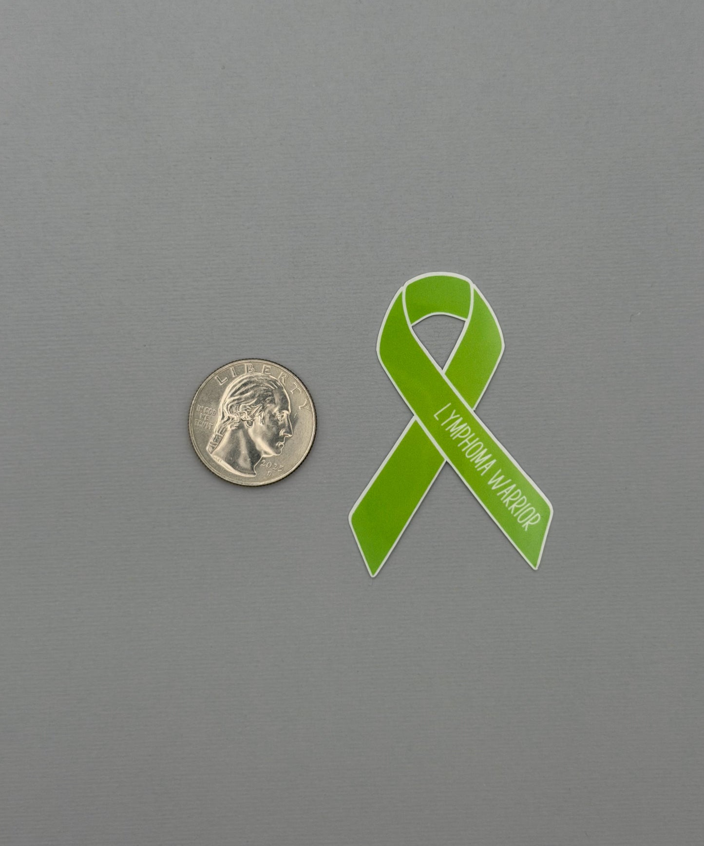 Lymphoma Warrior Ribbon Sticker or Magnet