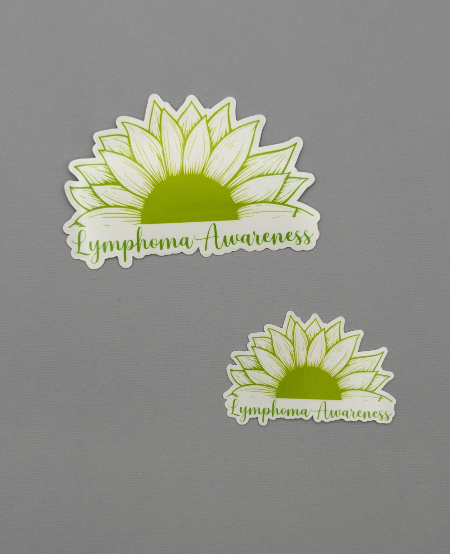 Lymphoma Awareness Sunflower Sticker or Magnet