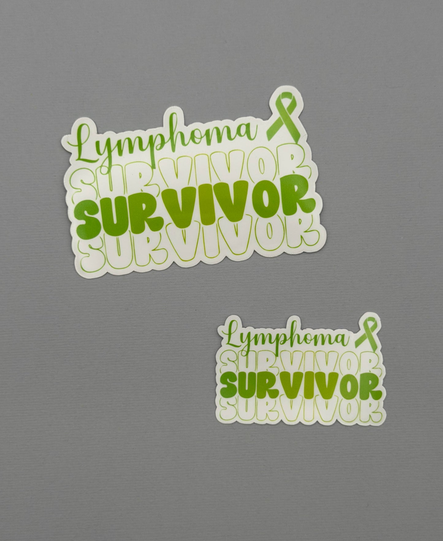 Lymphoma Survivor Sticker or Magnet