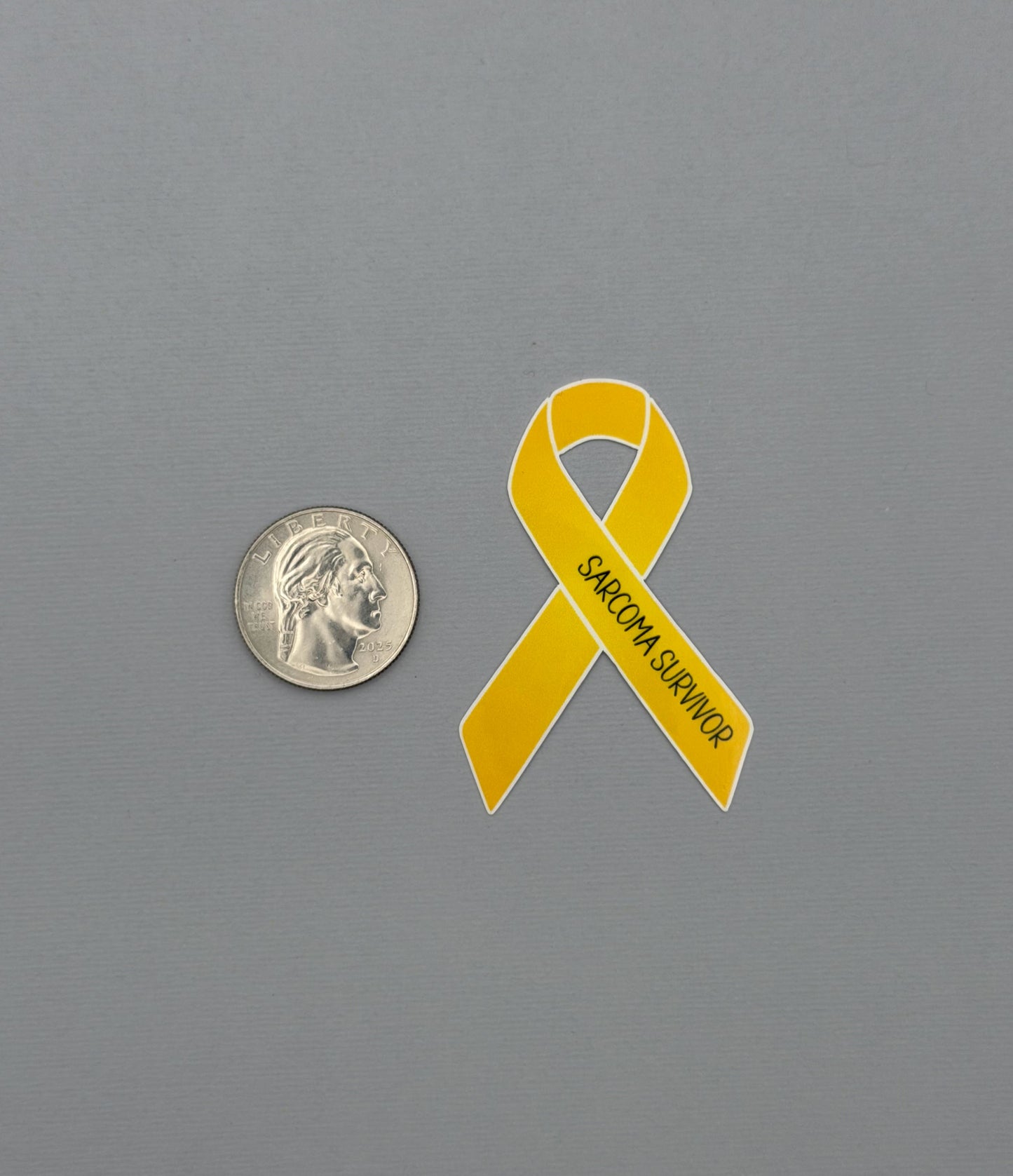 Sarcoma Survivor Ribbon Sticker or Magnet