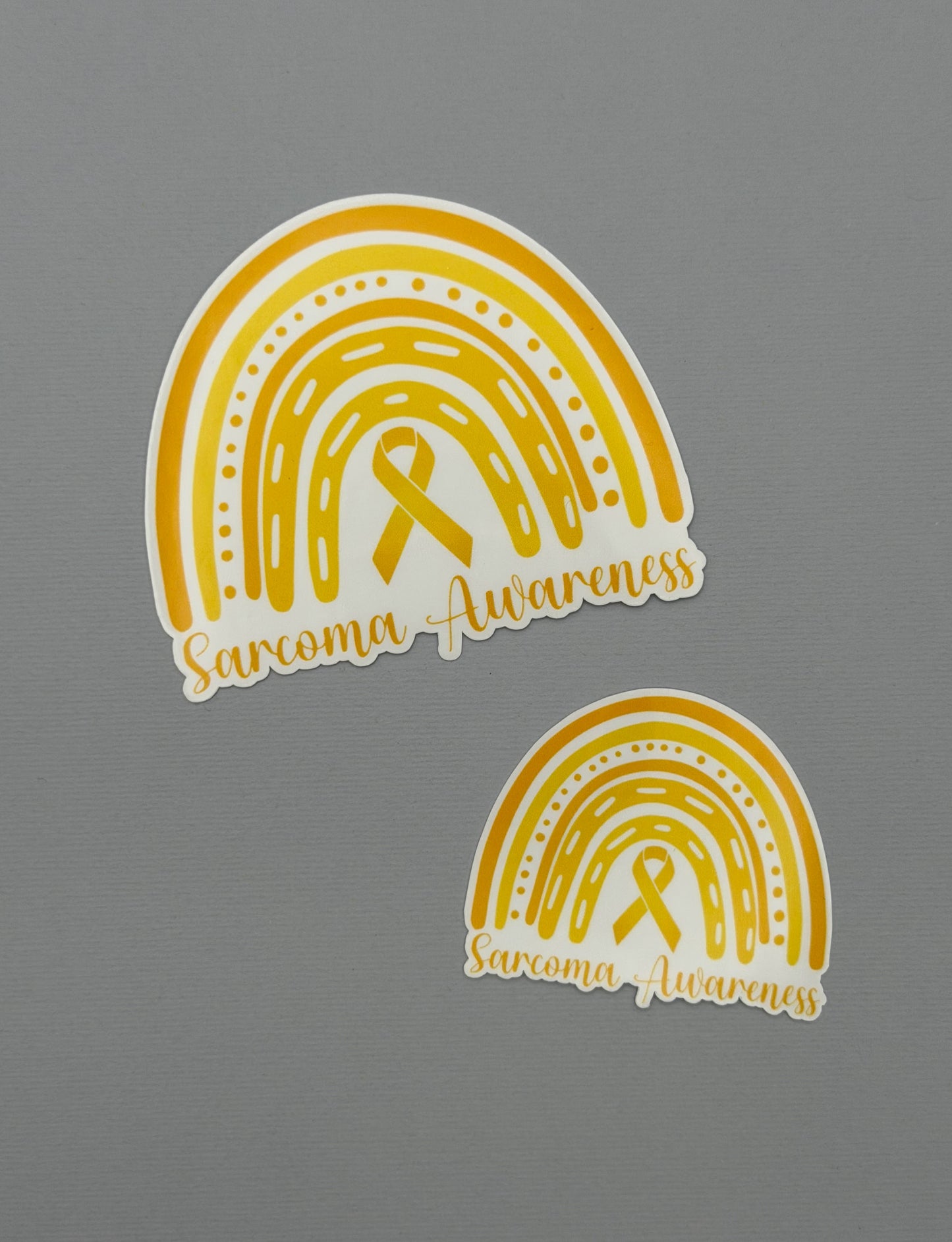 Sarcoma Awareness Rainbow Sticker or Magnet