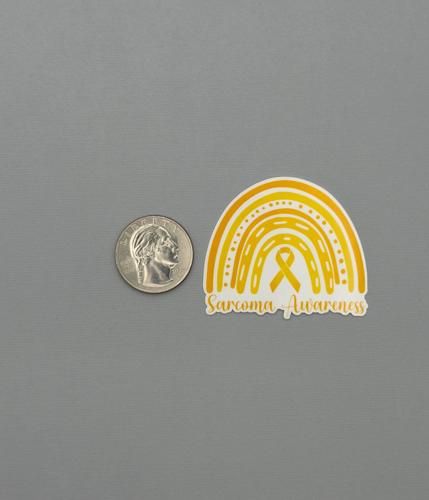 Sarcoma Awareness Rainbow Sticker or Magnet