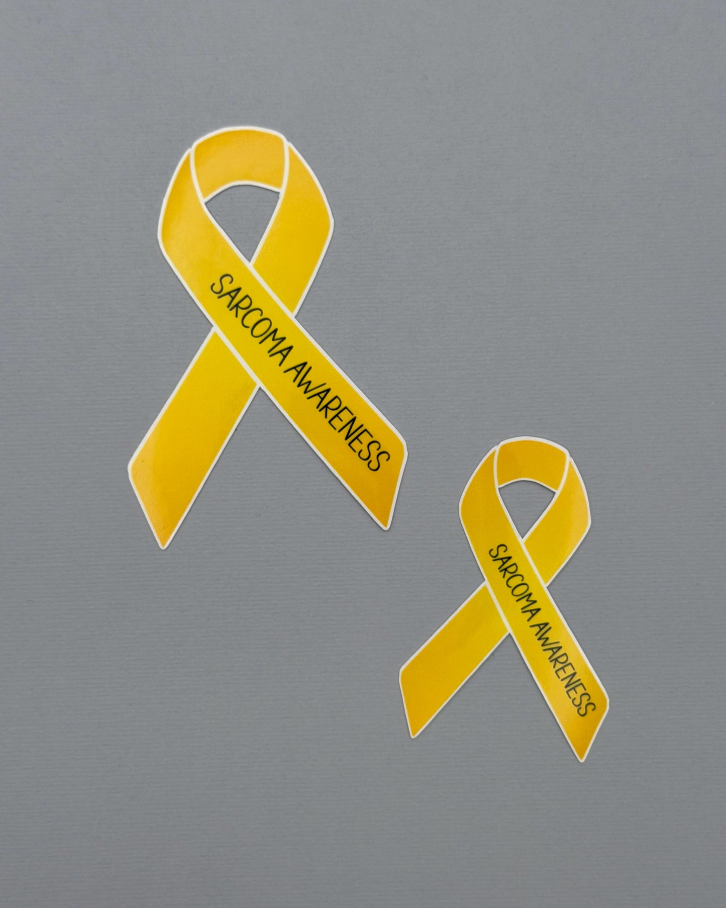 Sarcoma Awareness Ribbon Sticker or Magnet