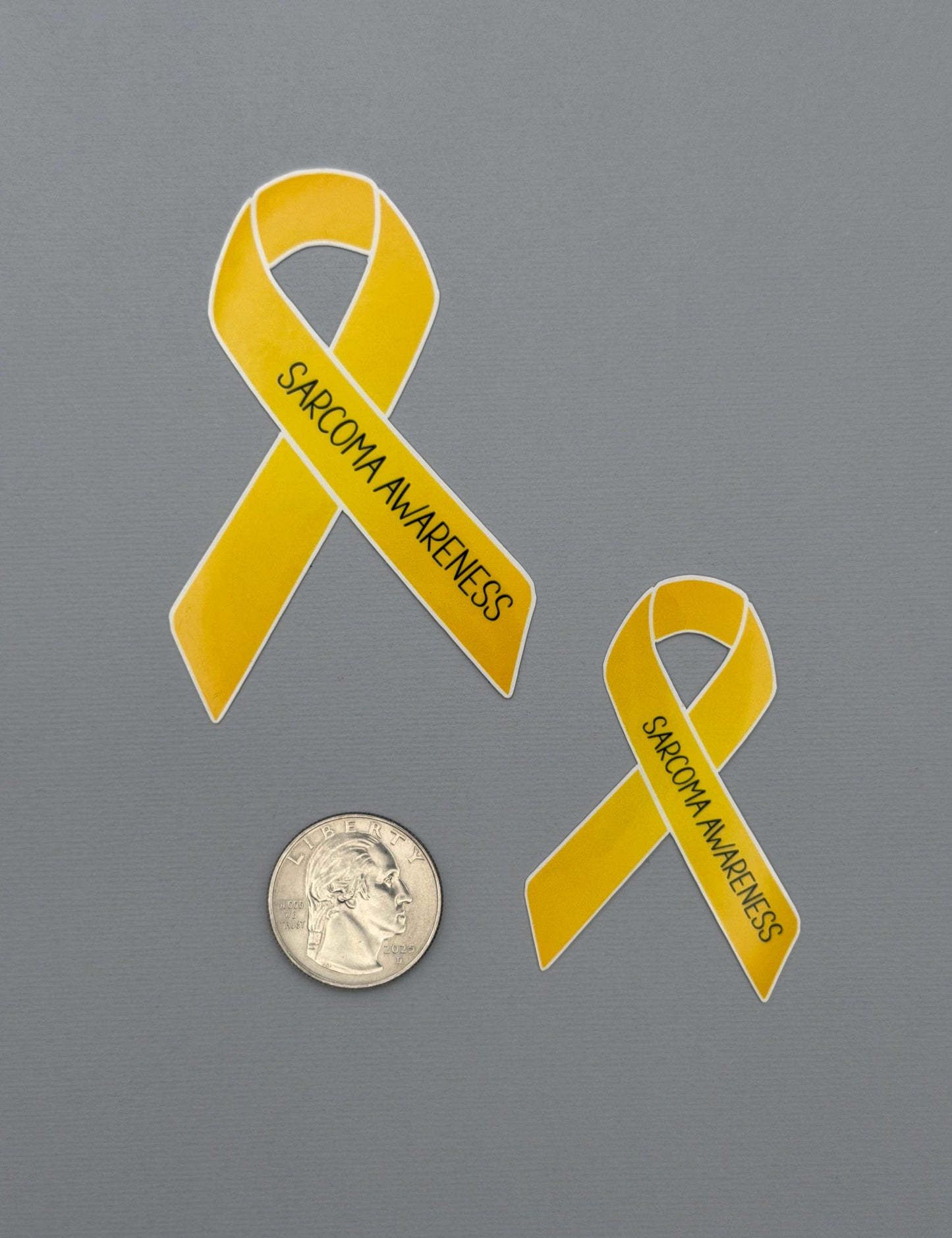 Sarcoma Awareness Ribbon Sticker or Magnet