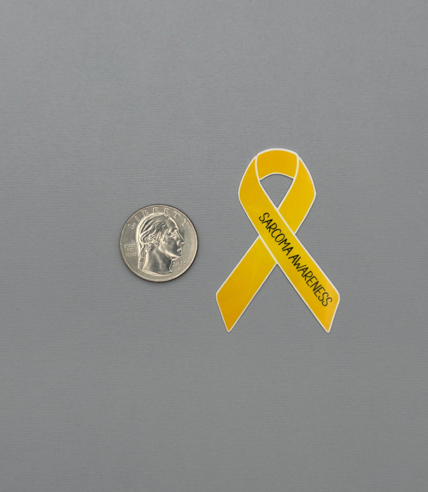 Sarcoma Awareness Ribbon Sticker or Magnet
