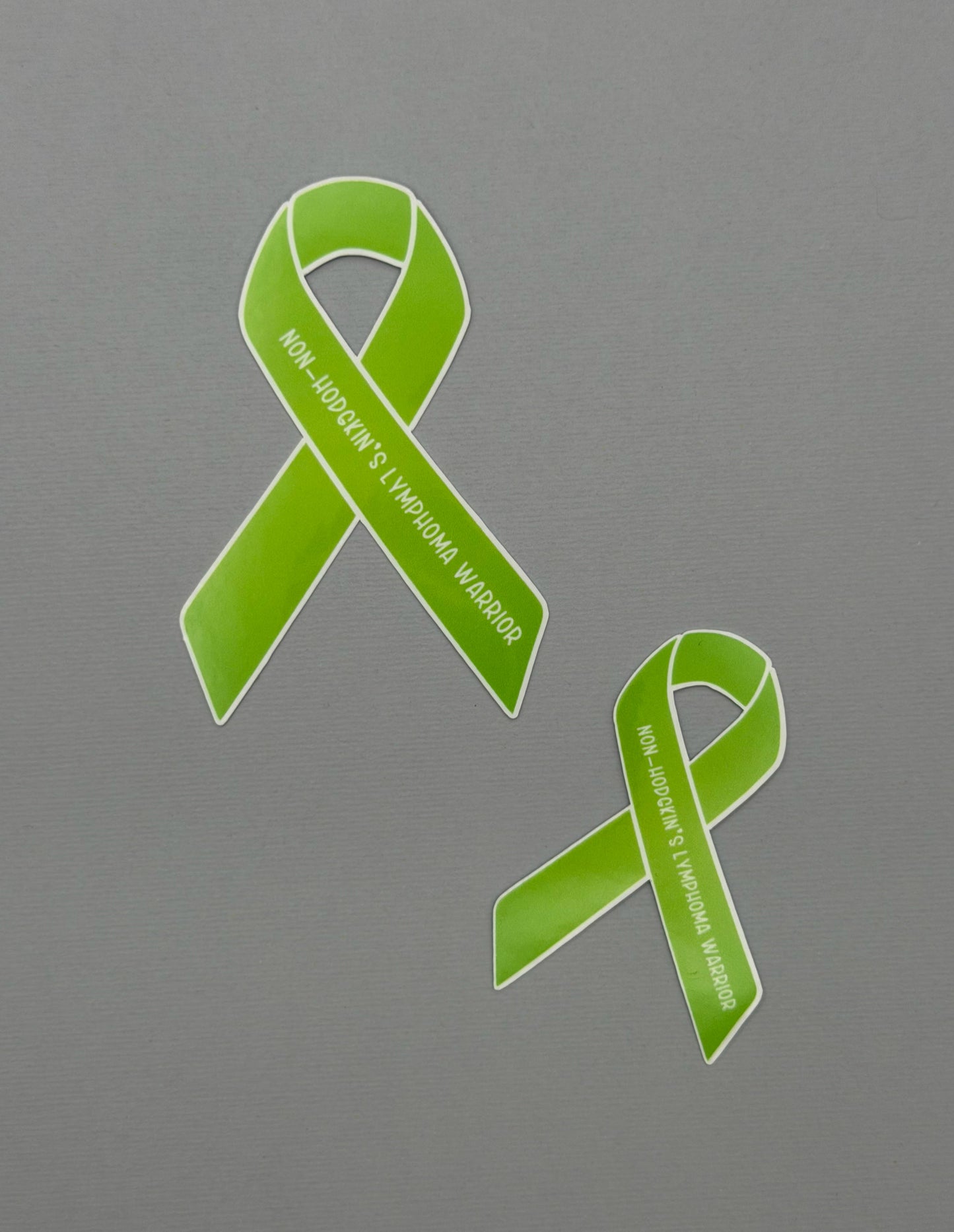 Non-Hodgkin's Lymphoma Warrior Ribbon Sticker or Magnet