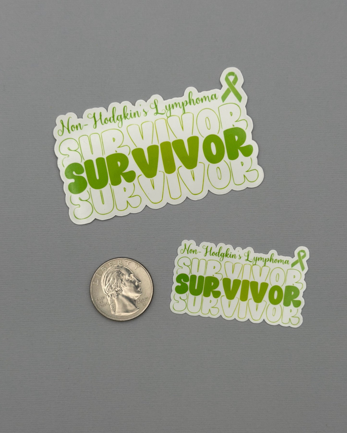 Non-Hodgkin's Lymphoma Survivor Sticker or Magnet