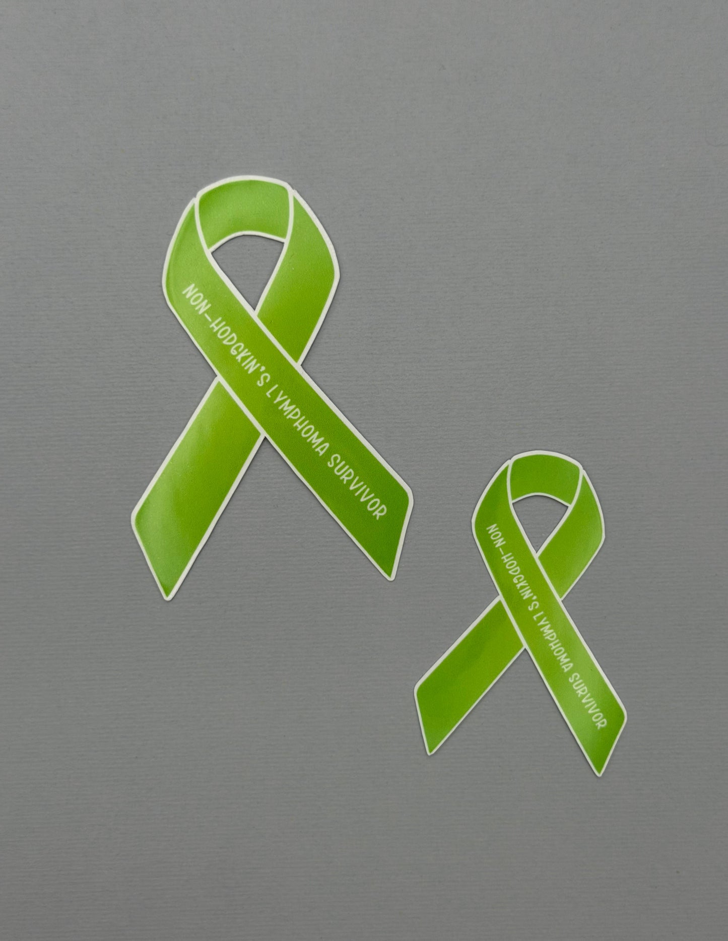 Non-Hodgkin's Lymphoma Survivor Ribbon Sticker or Magnet