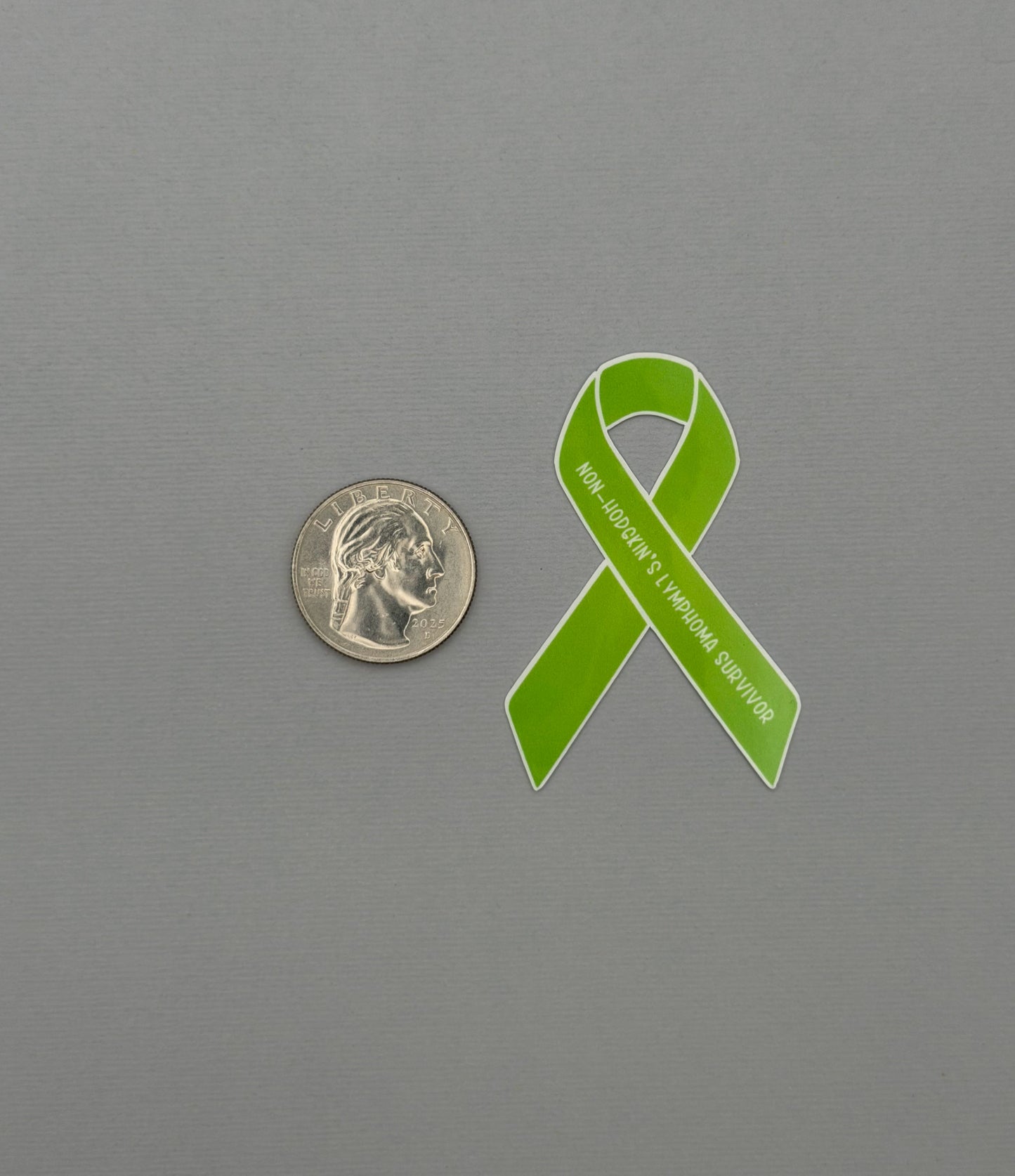Non-Hodgkin's Lymphoma Survivor Ribbon Sticker or Magnet
